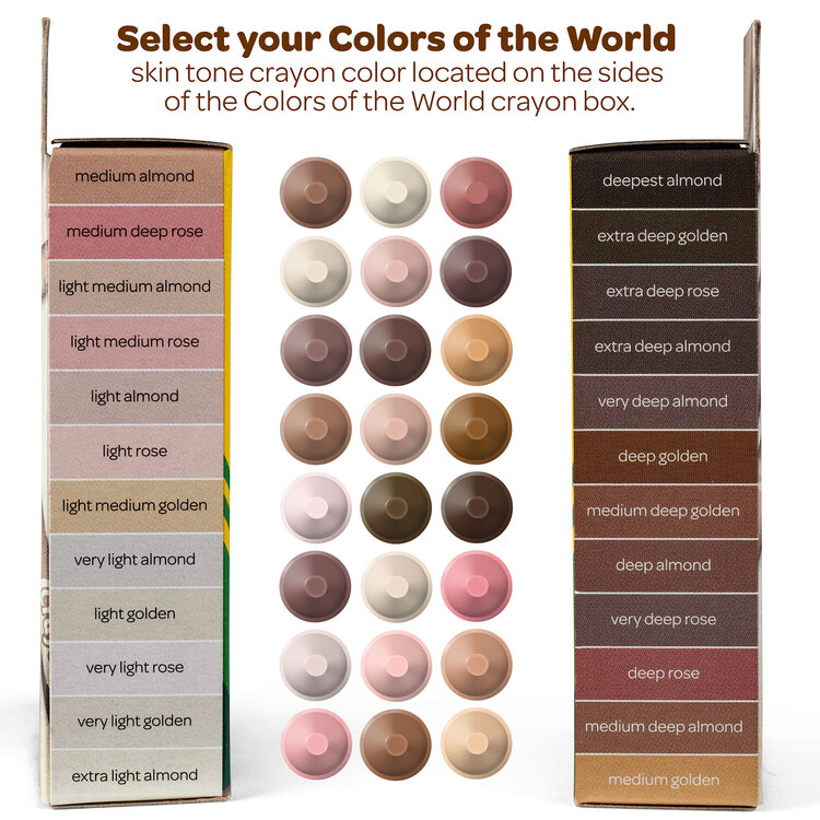 CRAYOLA Crayola® Colors of the World Crayons – 24 Count