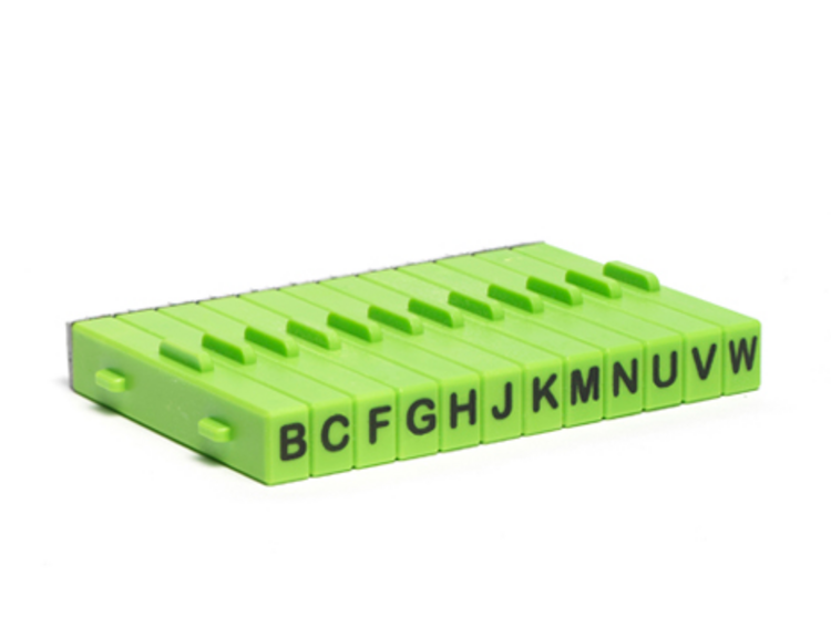 XIEM Xiem Extra Attachable Letter Stamp Set – 12 Piece