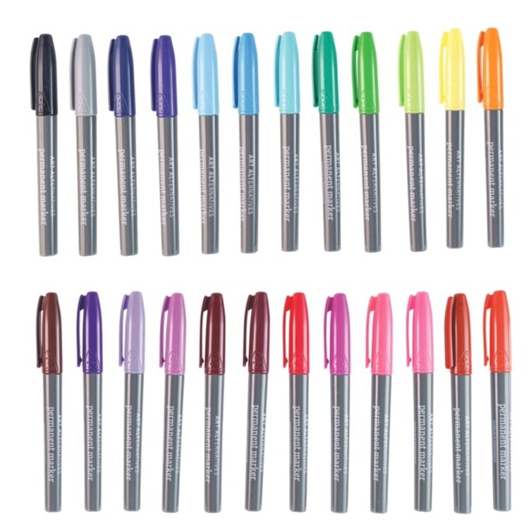 ART ALTERNATIVES Art Alternatives Permanent Markers – Fine & Extra-Fine