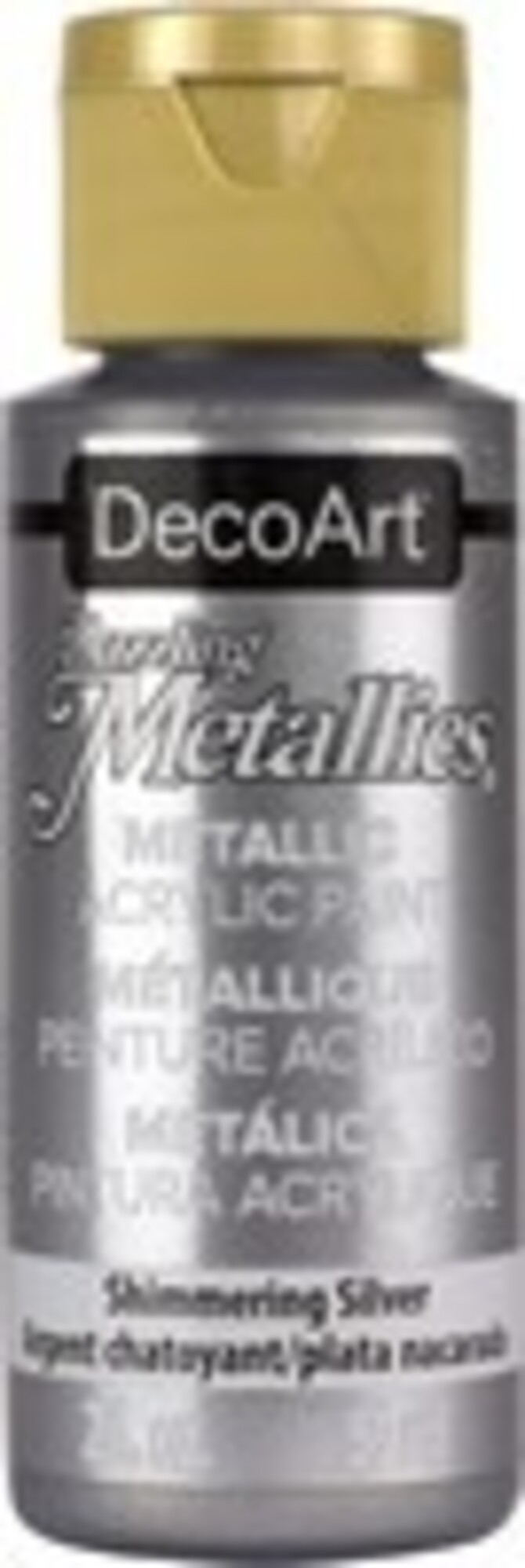 DECO ART AMERICANA ACRYLIC PAINT 2OZ SHIMMERING SILVER