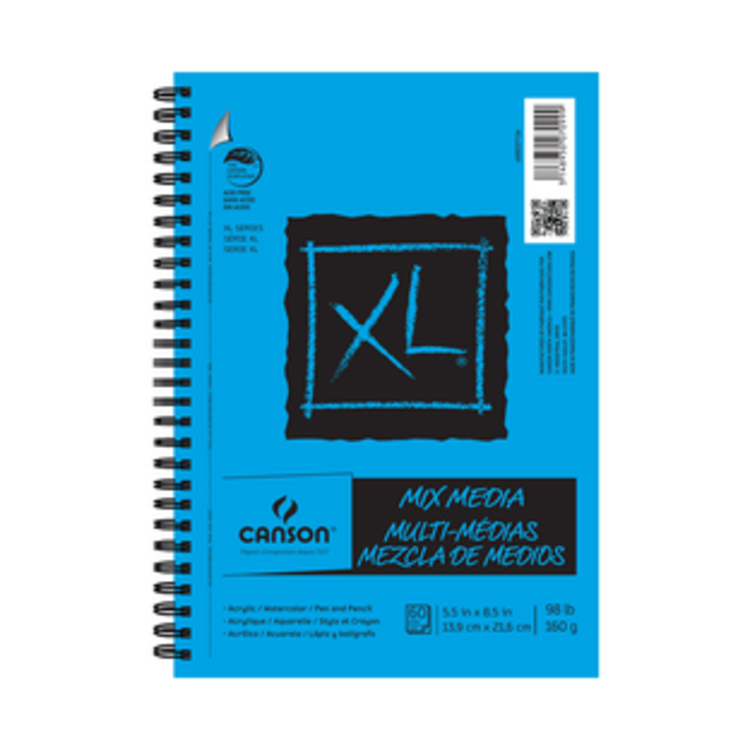 CANSON / PACON PAPERS XL Mixed Media Wirebound Pads