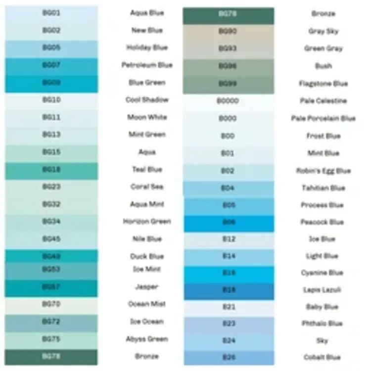 COPIC Copic Sketch Marker Refills – Shades of Blue