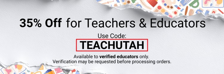 35% off for teachers & educators!