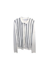 TOPMAN TOPMAN knitted Striped Zip Sweatshirt