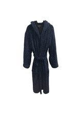 Black Brown 1826 Black Brown 1826 Men's Plush  Hooded Robe