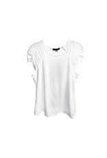 Tommy Hilfiger Tommy Hilfiger White Ruched Top