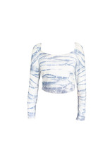 NA-KD NA-KD  Tie Dye Long Sleeve  Top SizeL