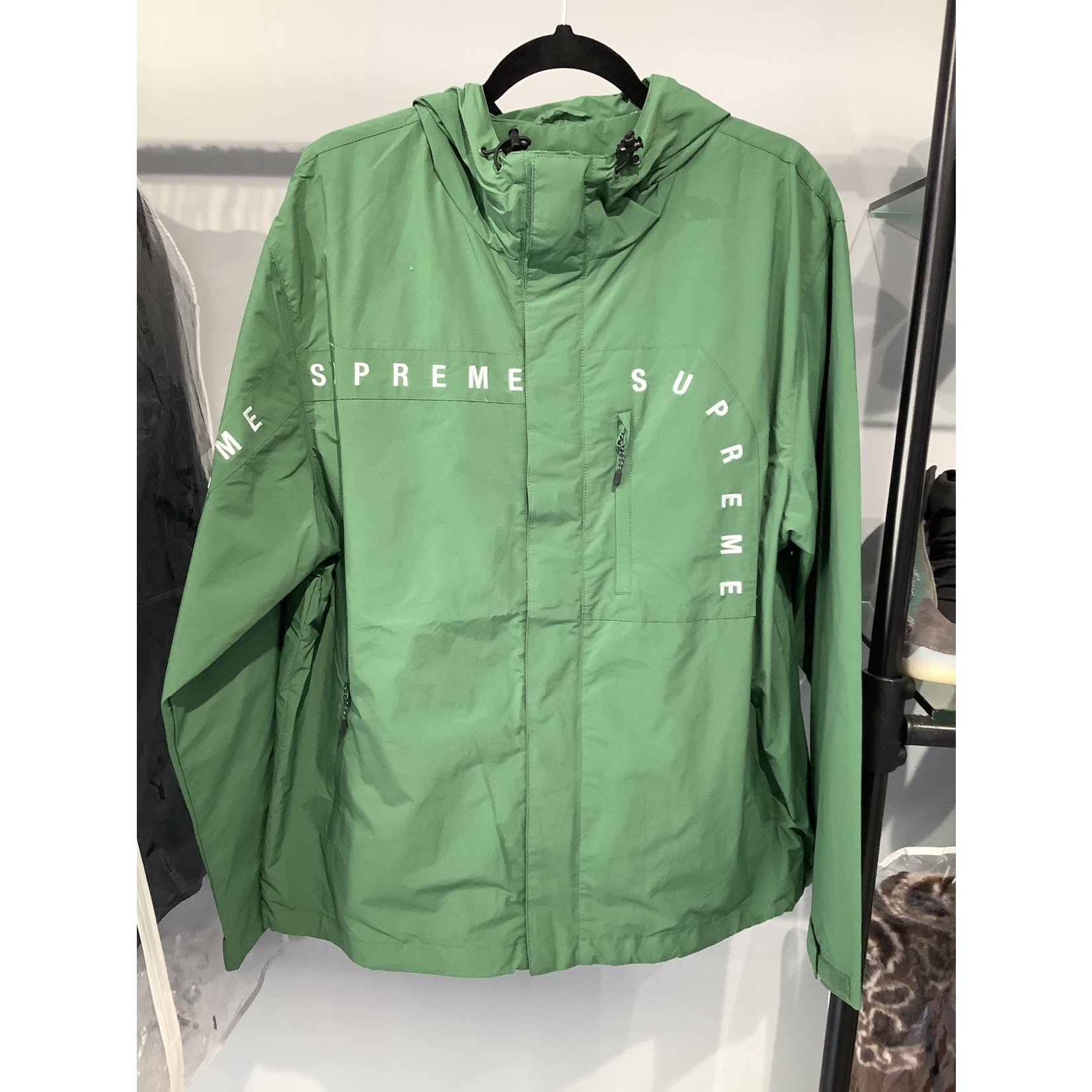 supreme curve logos ripstop jacket