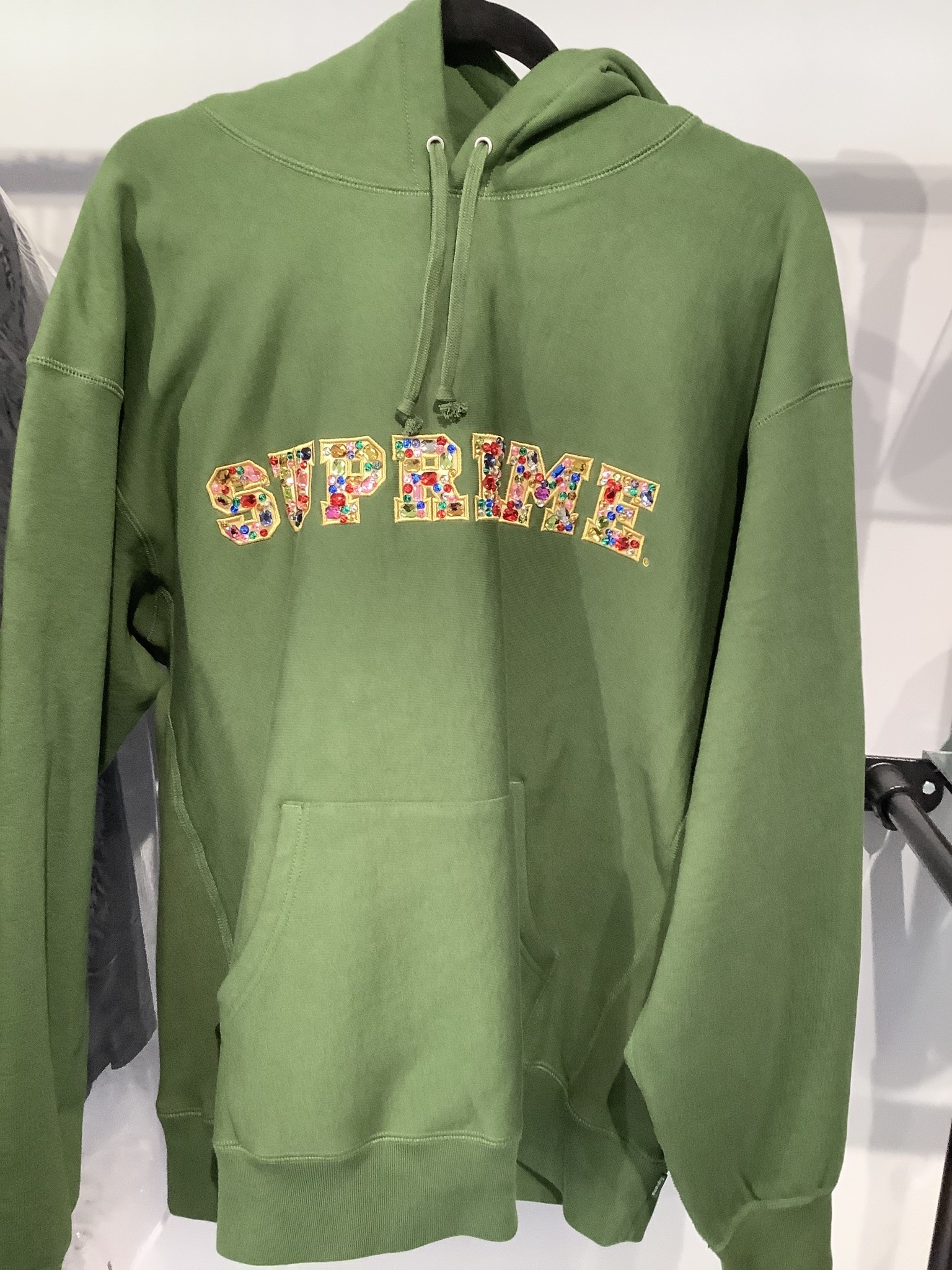 Supreme Jewels Hooded Sweatshirt (FW20) Green Grail City Shoes and  Clothing