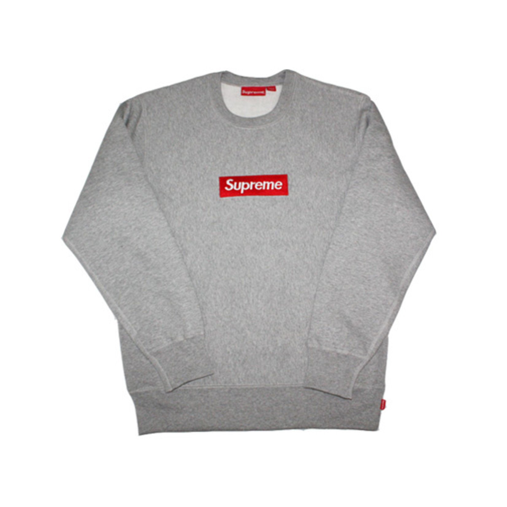 Supreme Box Logo Crewneck grey (M) - Grail City Shoes and Clothing