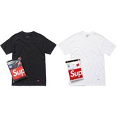 Supreme Hanes Tagless Tees (3 Pack) - Grail City Shoes and