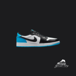 Nike Jordan 1 Low Black Dark Powder Blue (W)