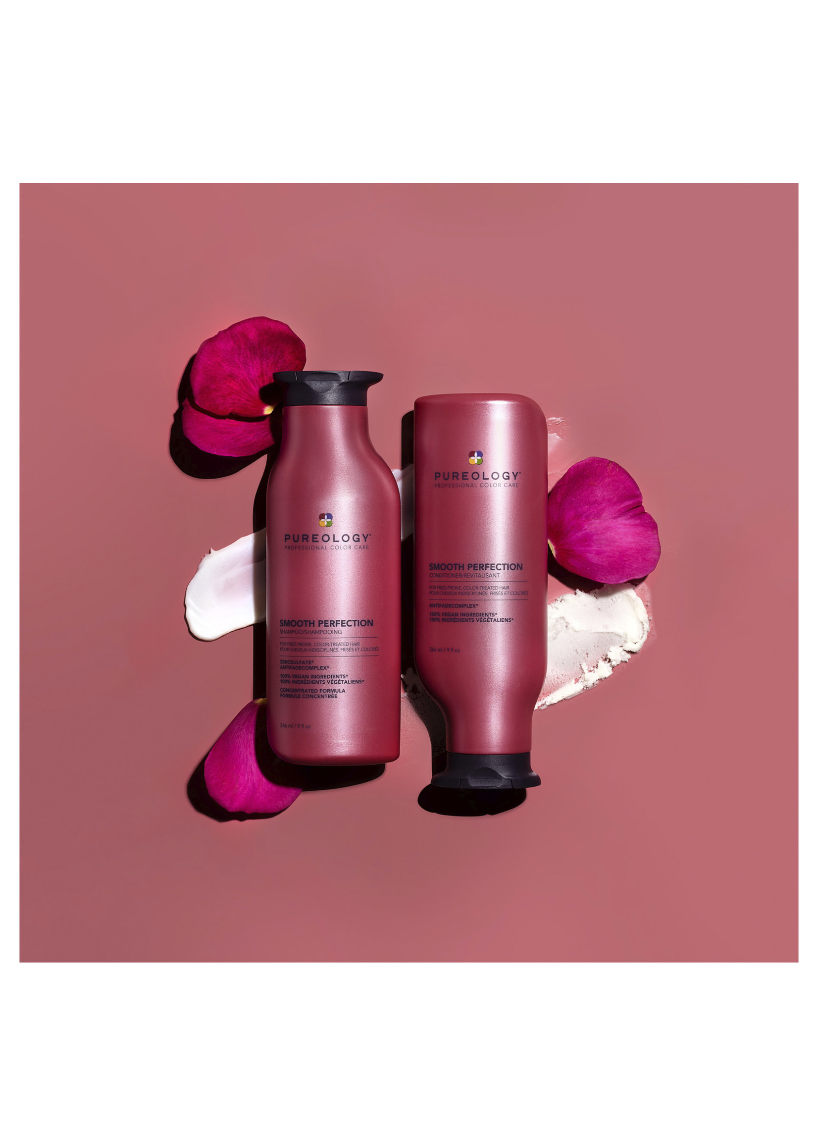 Pureology Smooth Perfection Conditioner | For Frizzy, Color-Treated Hair |  Detangles & Controls Frizz | Sulfate-Free | Vegan