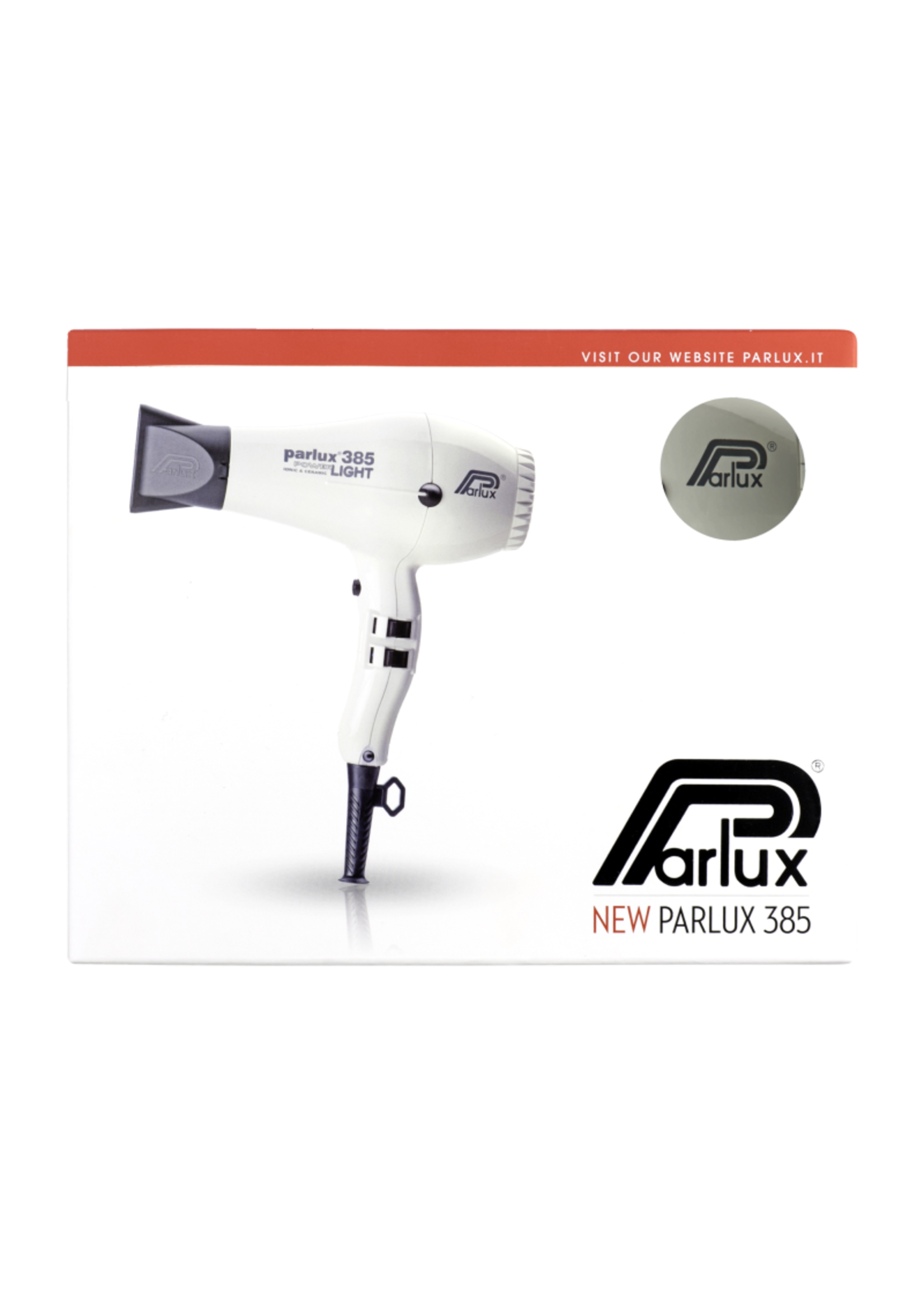 Parlux Parlux 385 Powerlight Ceramic & Ionic Hair Dryer 2150W - White