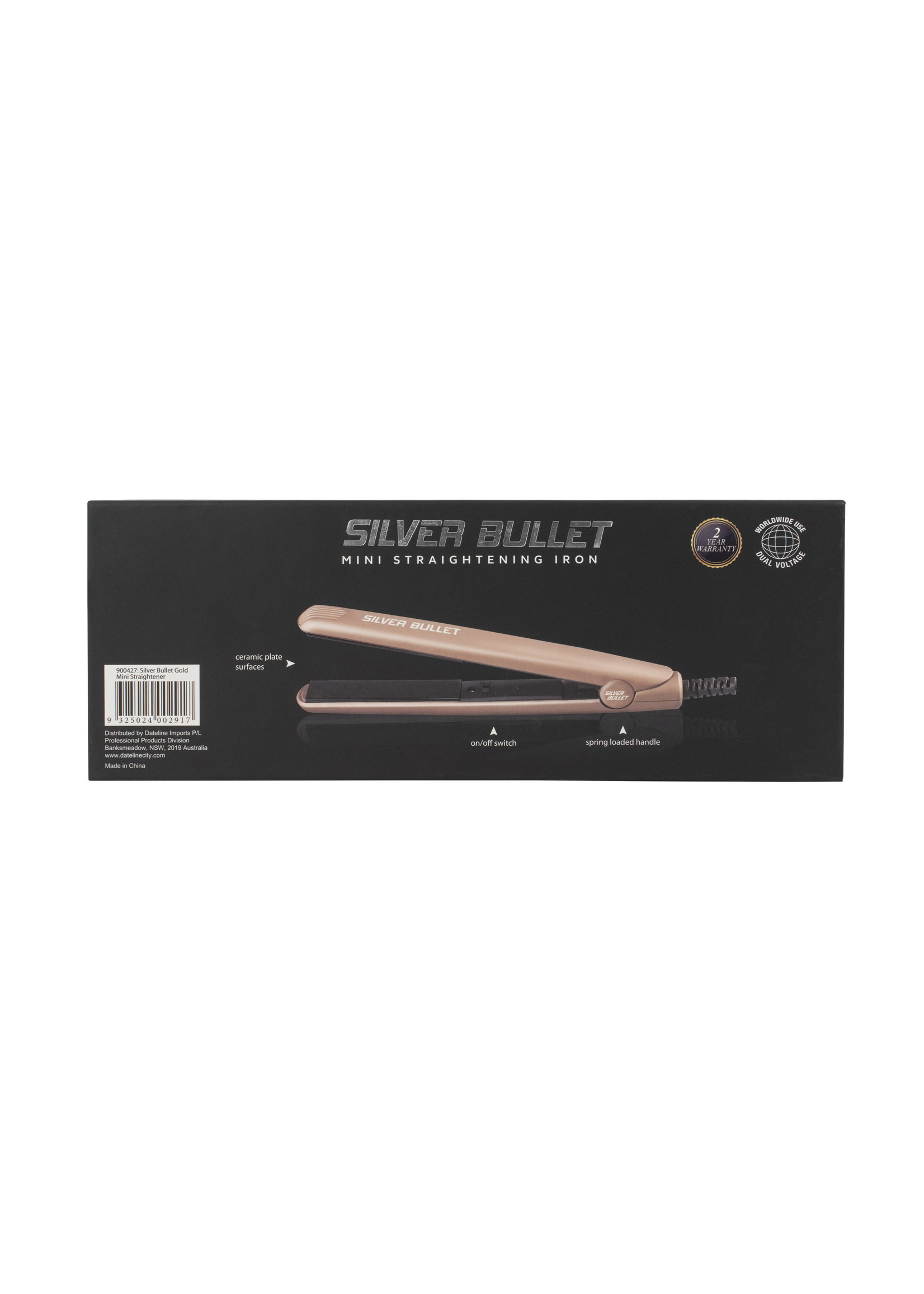 Silver Bullet Silver Bullet Straightener Mini - Gold