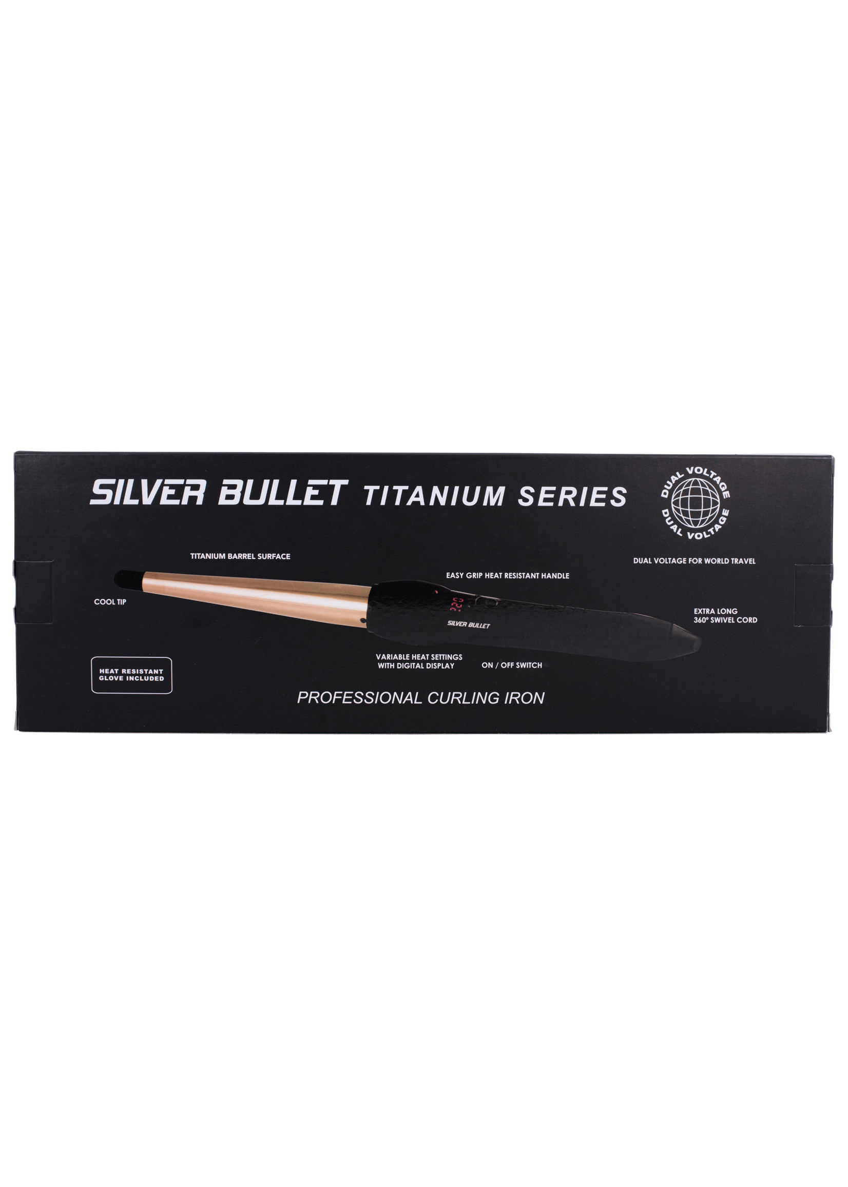 Silver Bullet Silver Bullet Fastlane Titanium Conical Wand Rose Gold Large - 19mm - 32mm