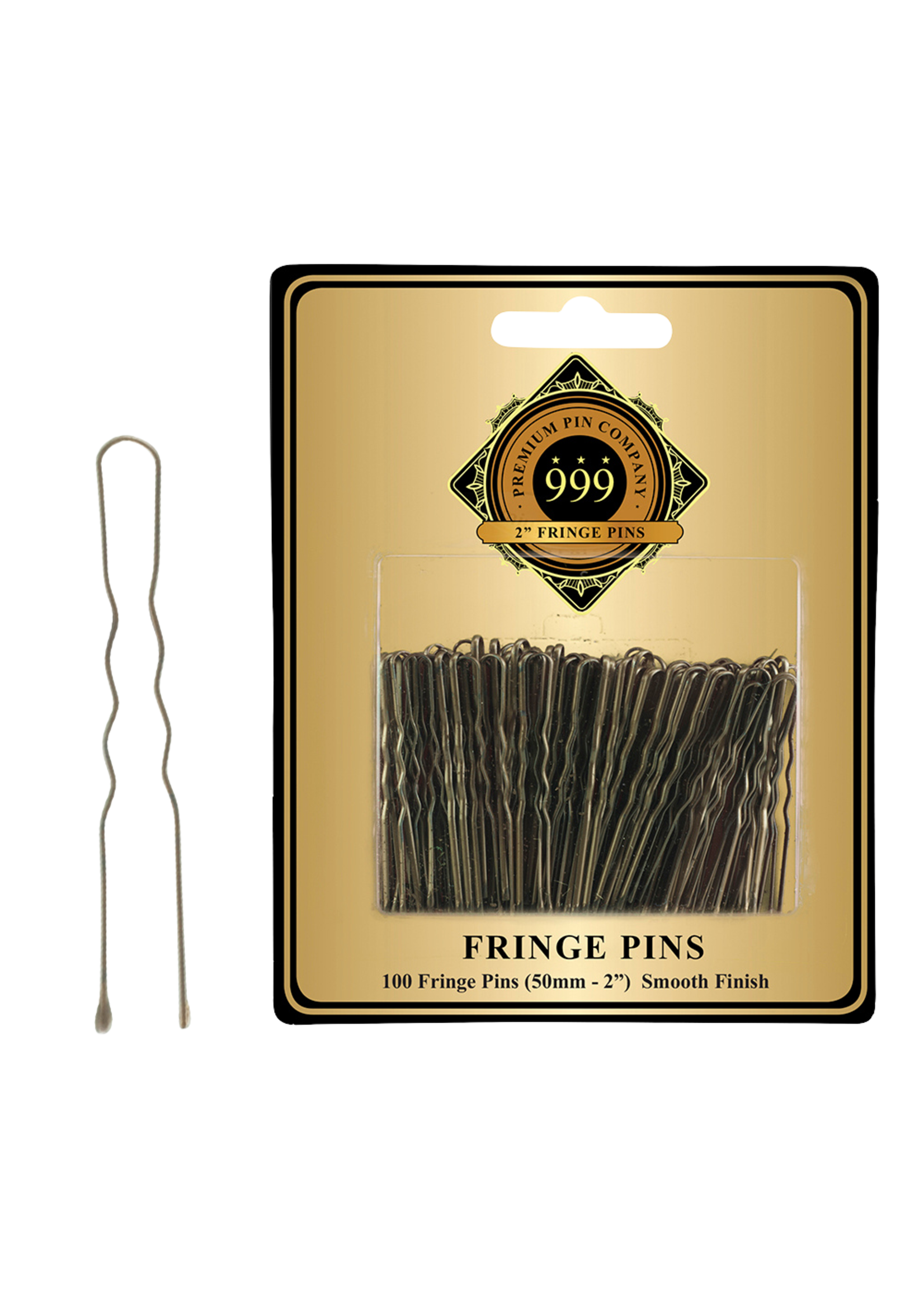 999 Premium Pin Company 999 Fringe Pins 2" Bronze 100pk