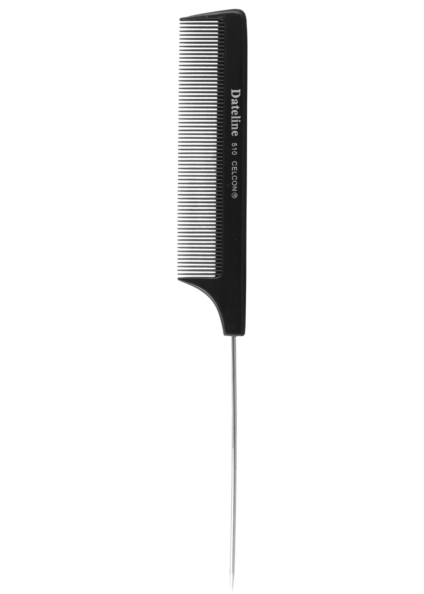 Dateline Dateline Black Celcon 510 Metal Tail Comb