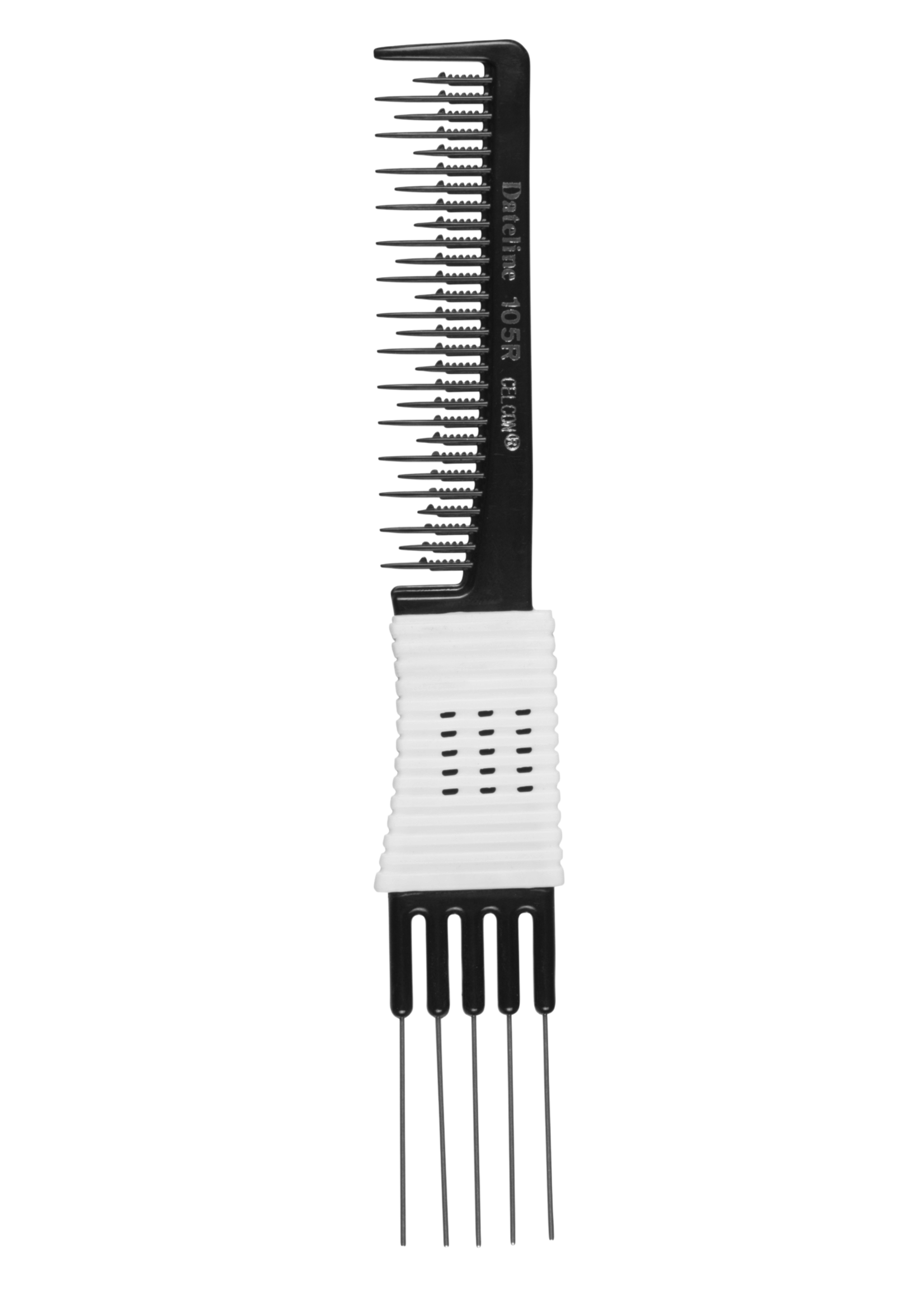 Dateline Dateline Black Celcon 105R Metal Teasing Comb