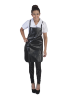 Dateline Dateline Leatherette Apron Black