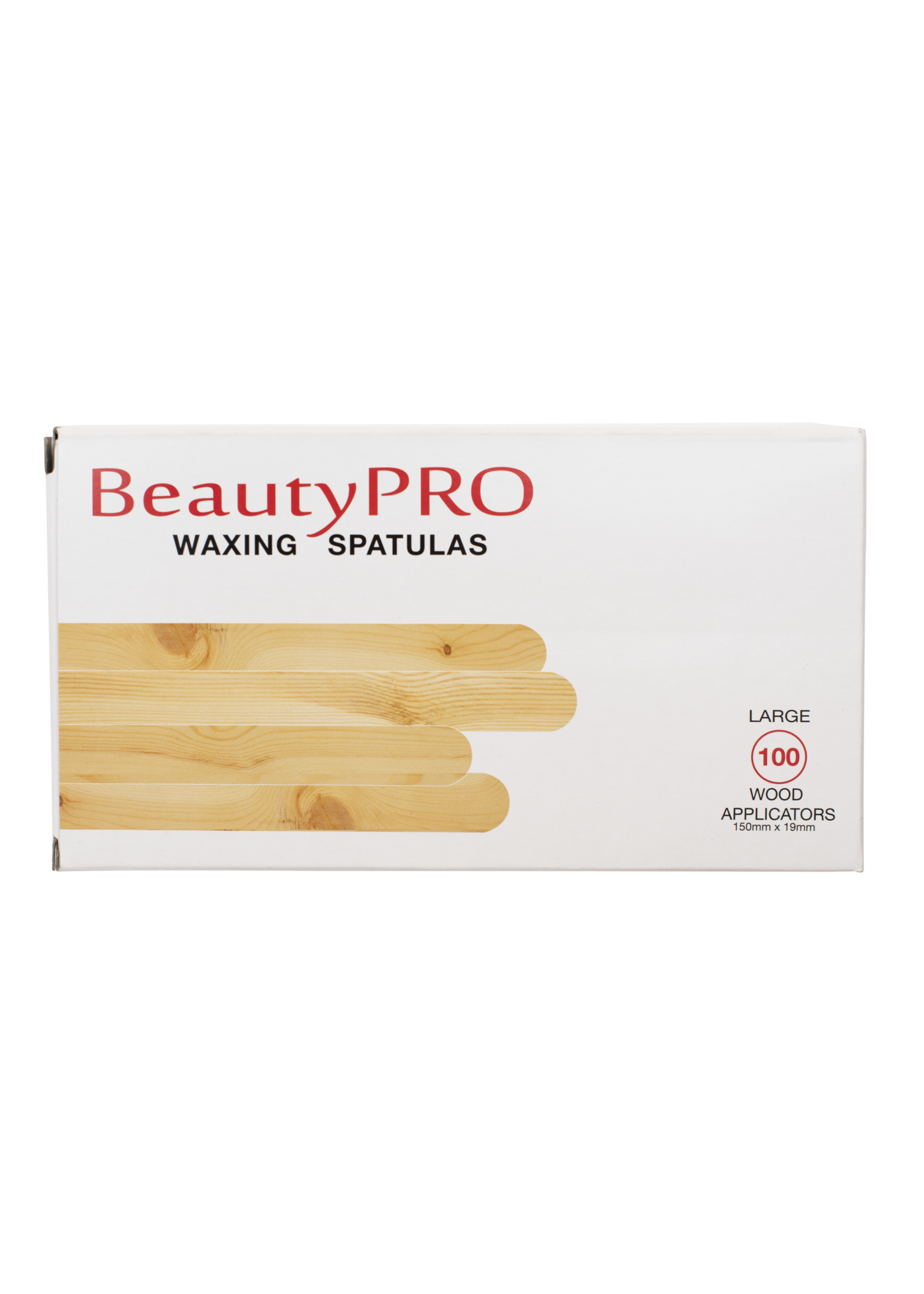 BeautyPRO Beautypro Wooden Applicators Large 100pcs