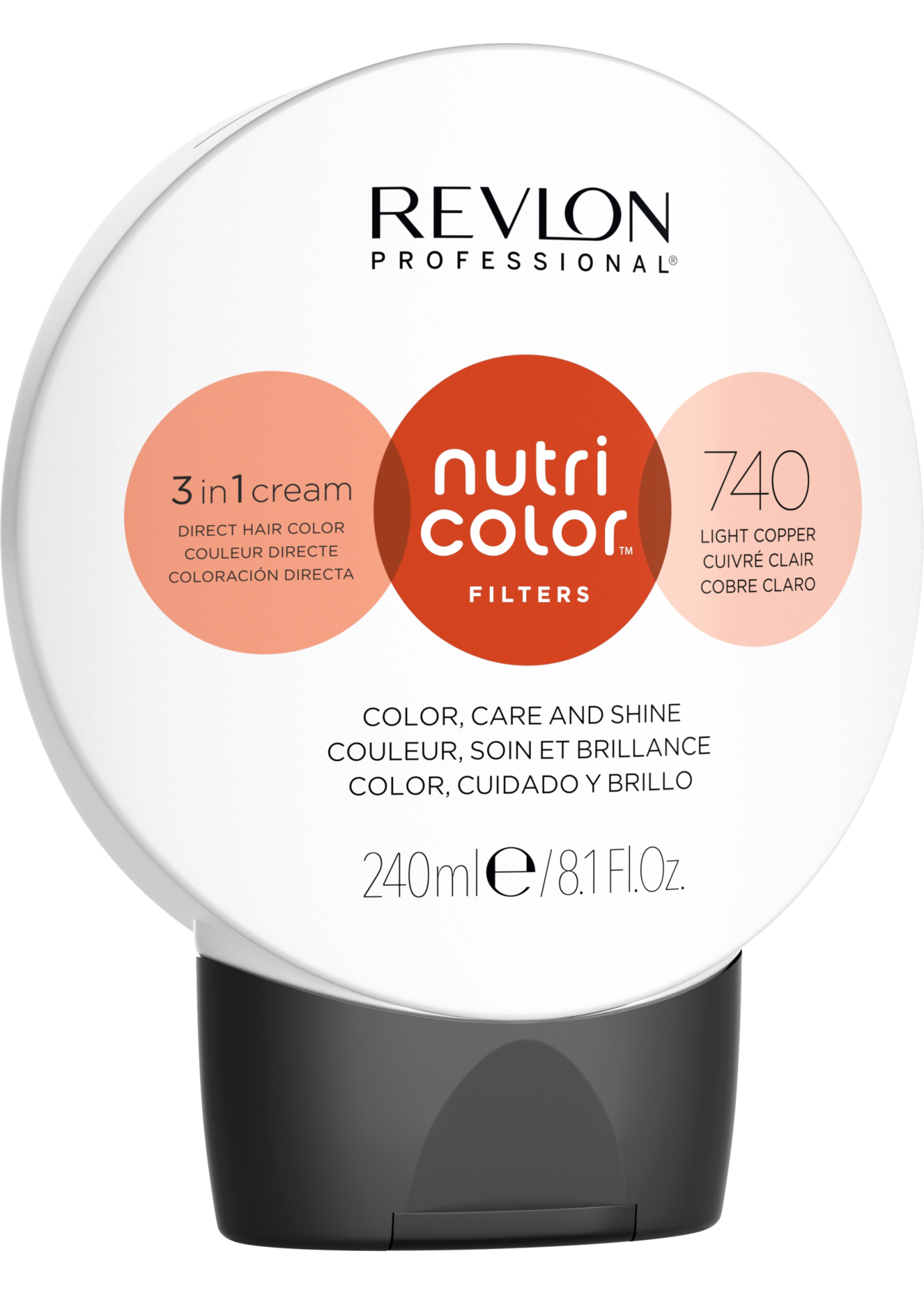 Revlon Professional Revlon Professional Nutri Color Filters 740  Light Copper 240ml
