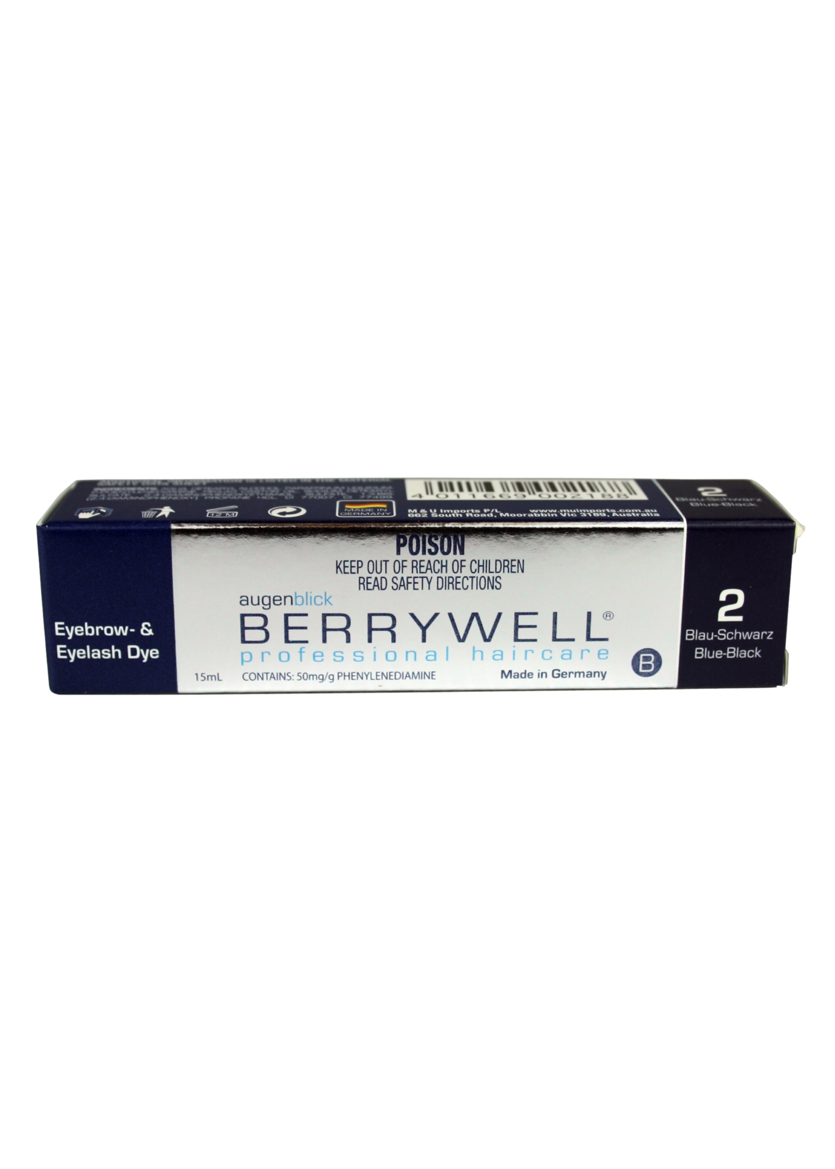 Berrywell Berrywell Eyelash Tint #2 Blue Black 15m