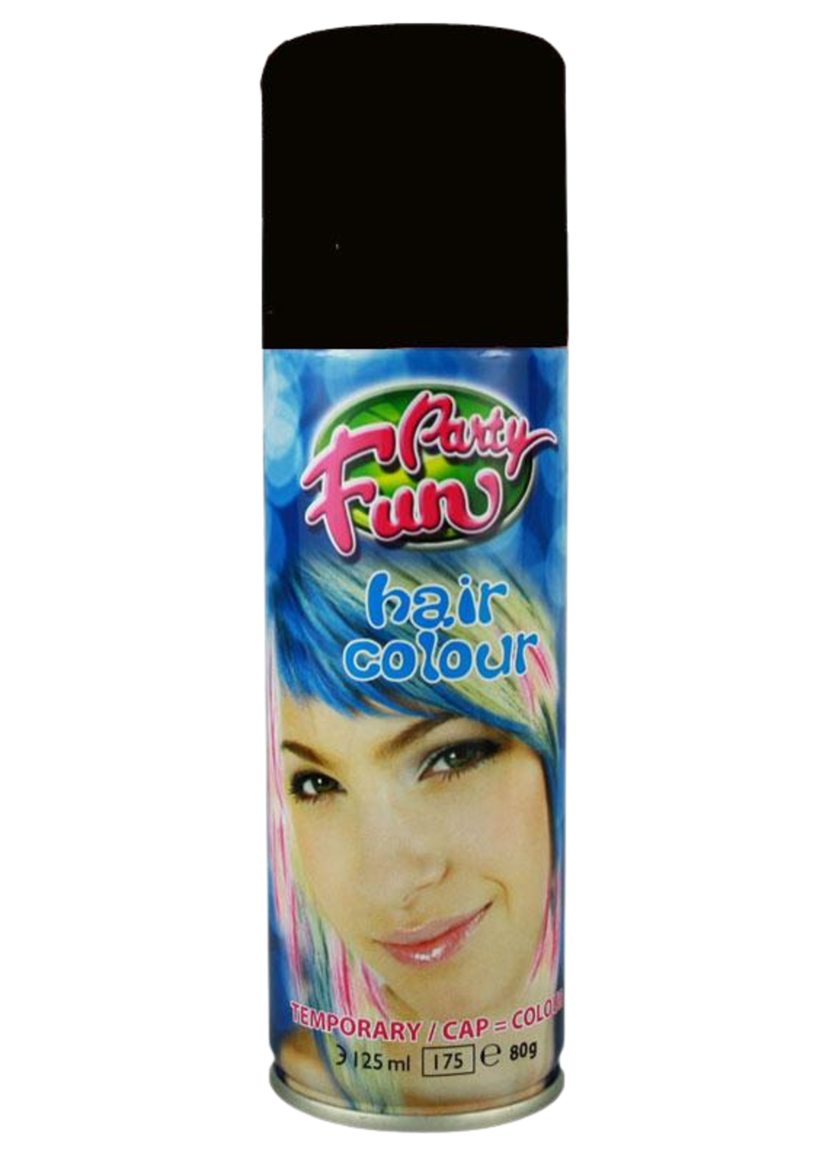 Party Fun Hairspray - Black 80g