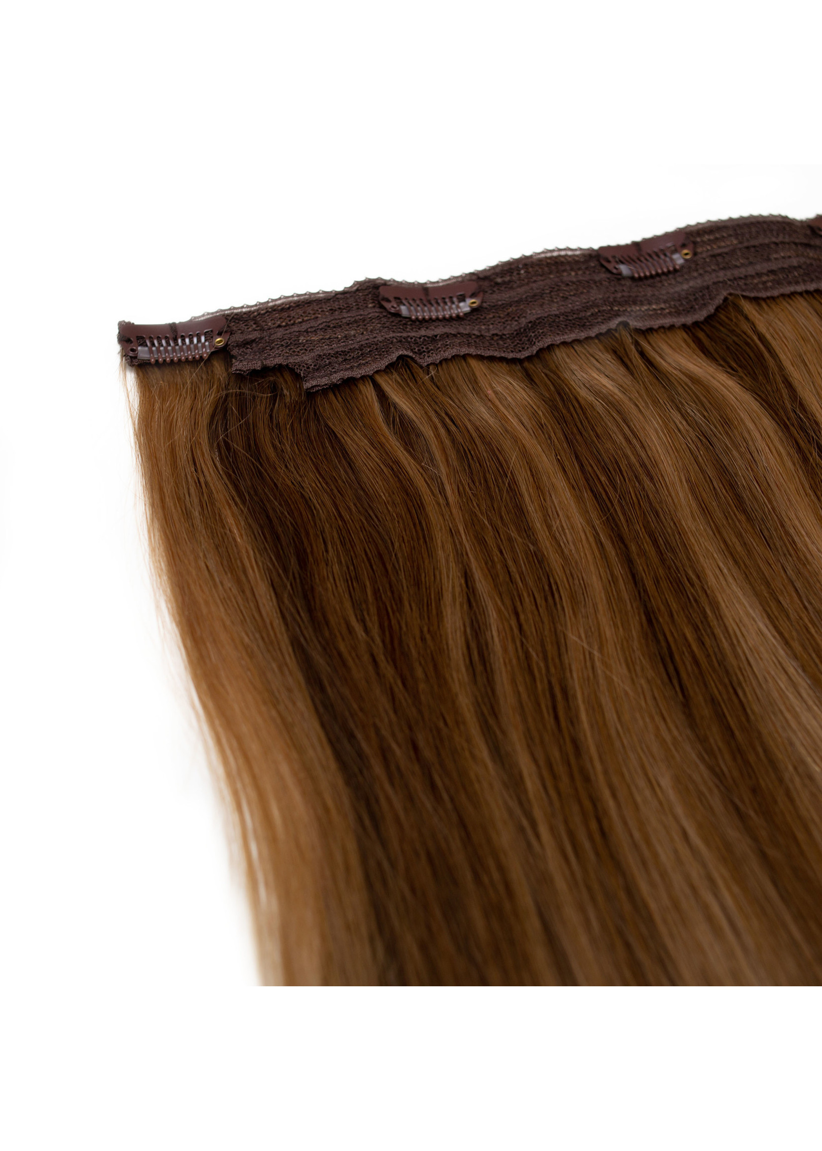 Seamless1 Seamless1 Fibre Clip-in Hair Extensions 22 Inches - Caramel Blend