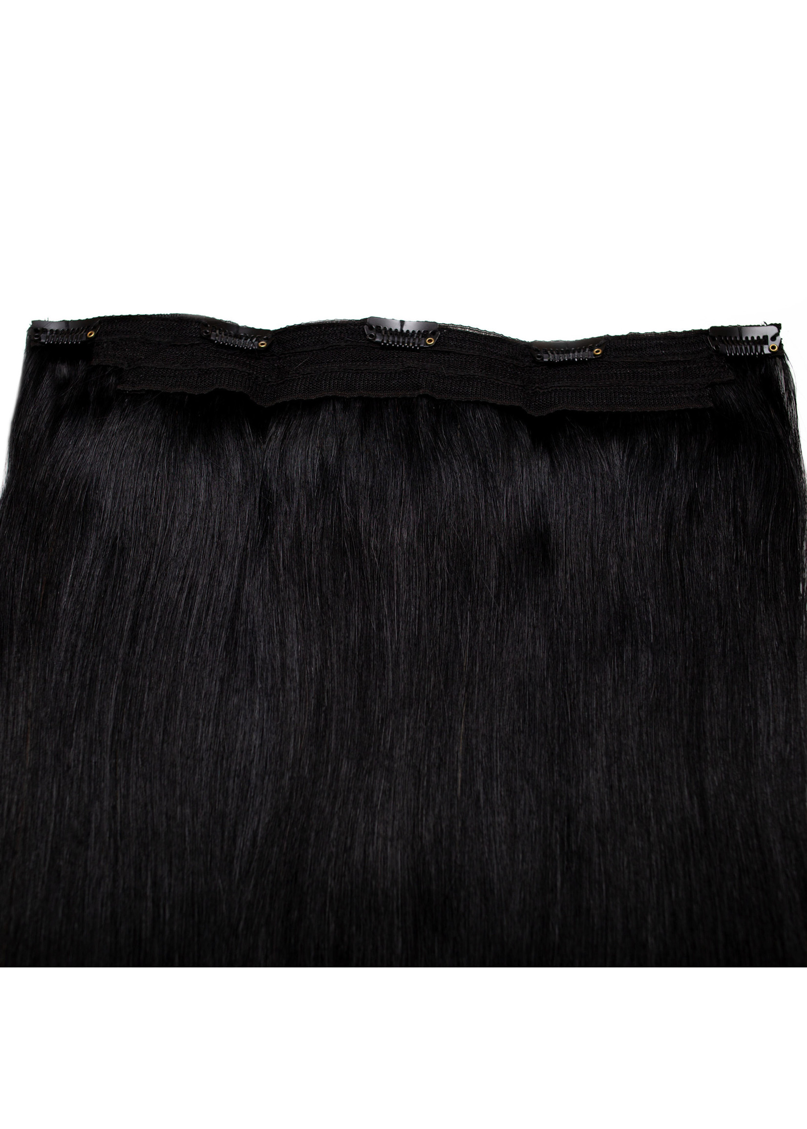 Seamless1 Seamless1 Human Hair Clip-in 1pc Hair Extensions 21.5 Inches - Midnight