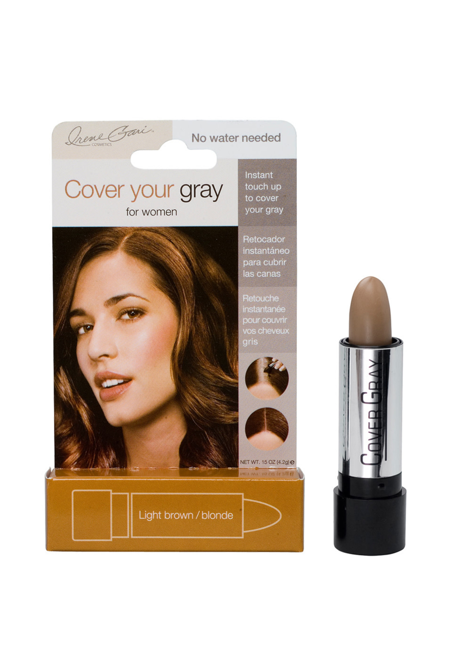 Cover Your Gray Cover Your Grey Stick Light Brown