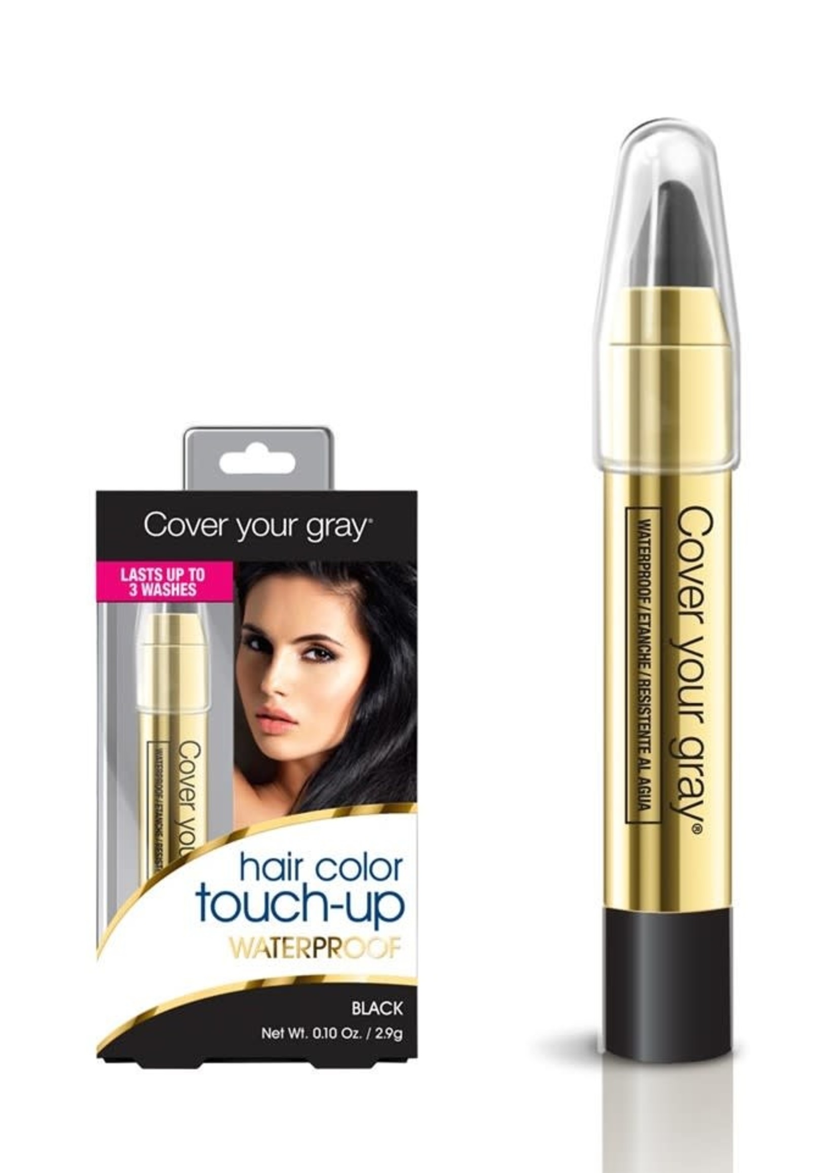 Cover Your Gray Cover Your Grey Touch Up Pencil Black