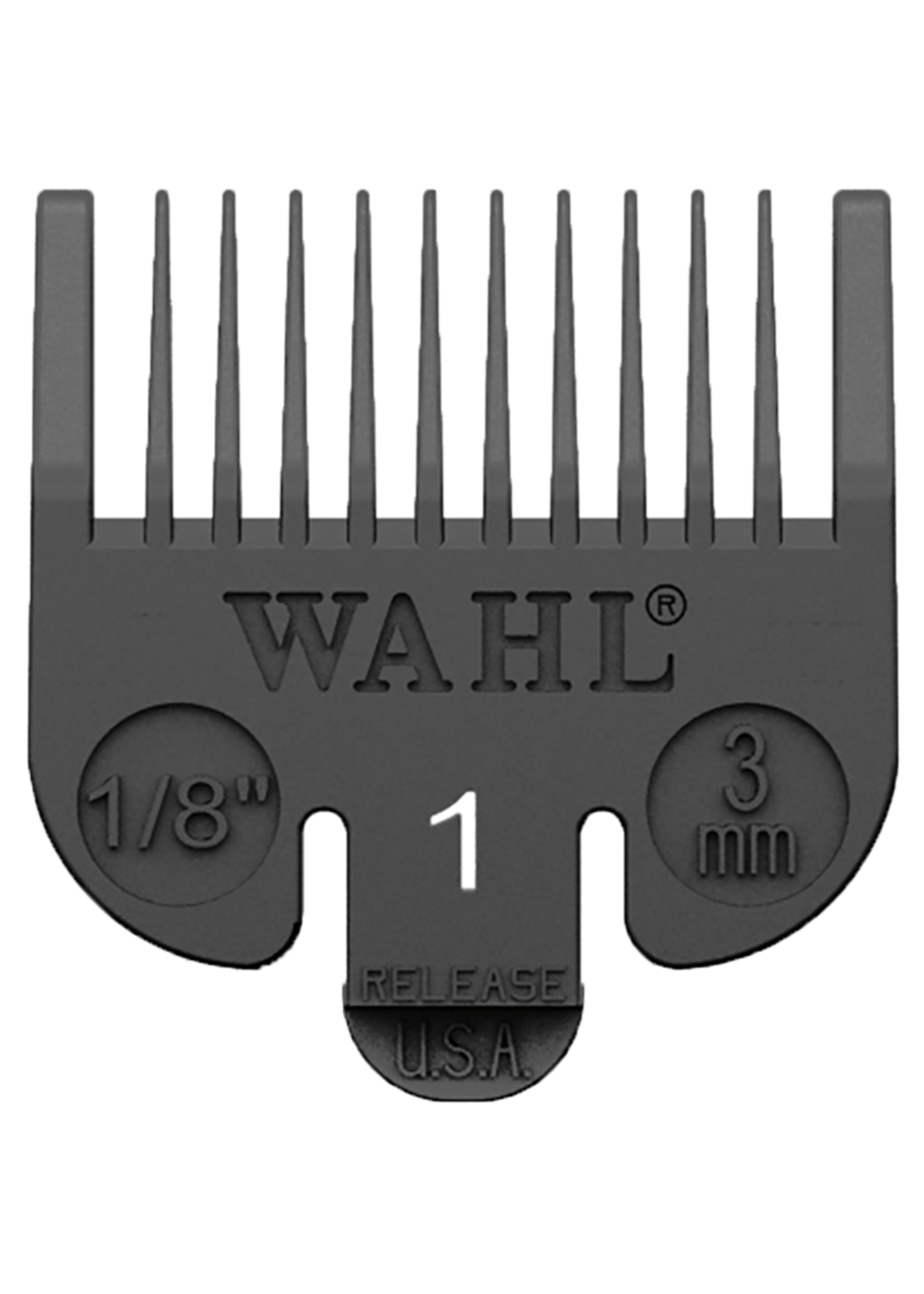 Wahl #1 Black Plastic Tab Attachment Comb
