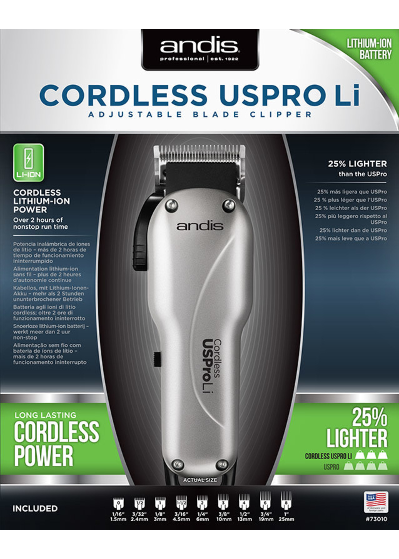 Andis Andis US Pro Lithium Cordless Clipper