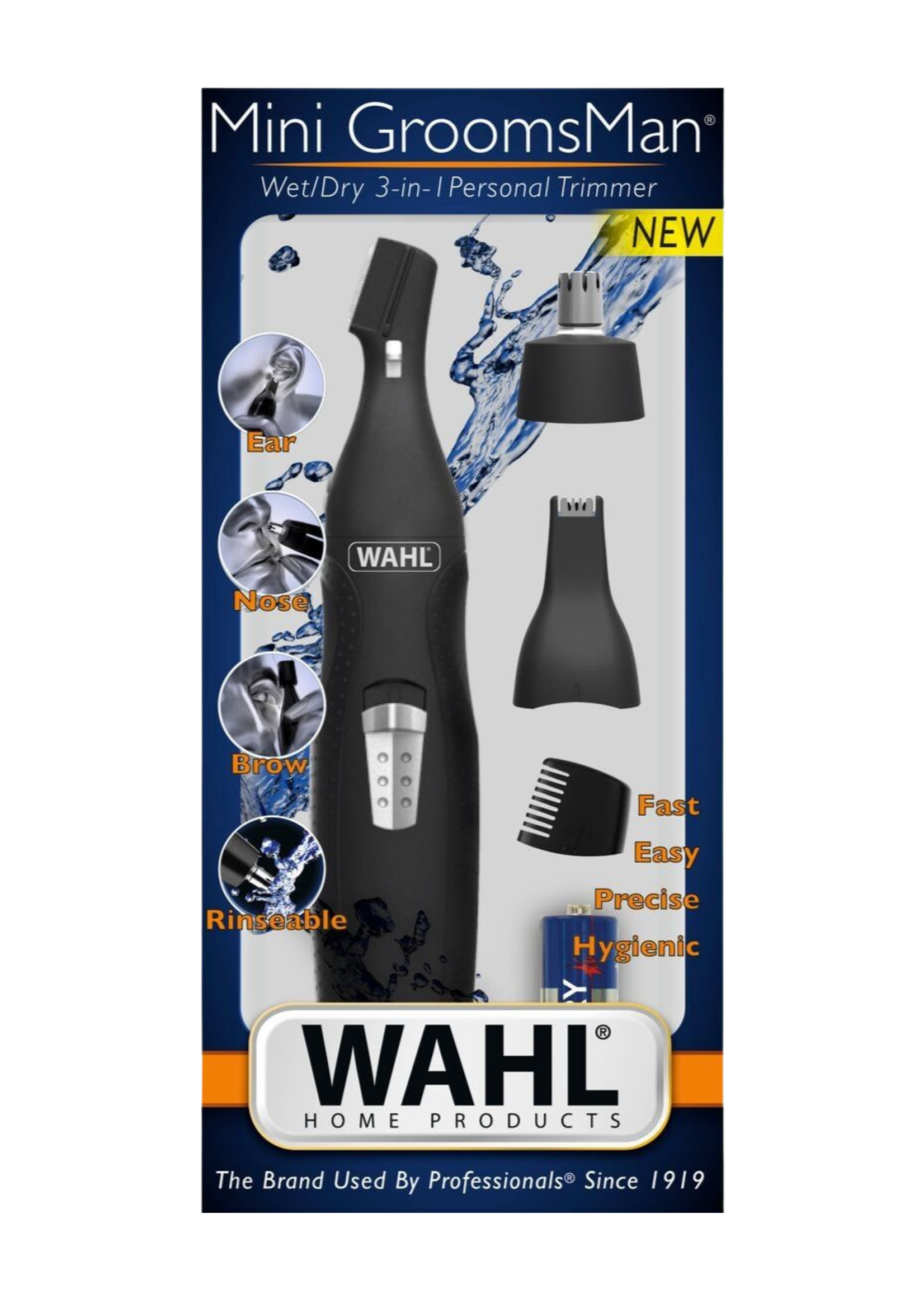 Wahl Home Wahl Mini Groomsman Ear Nose Brow Trimmer