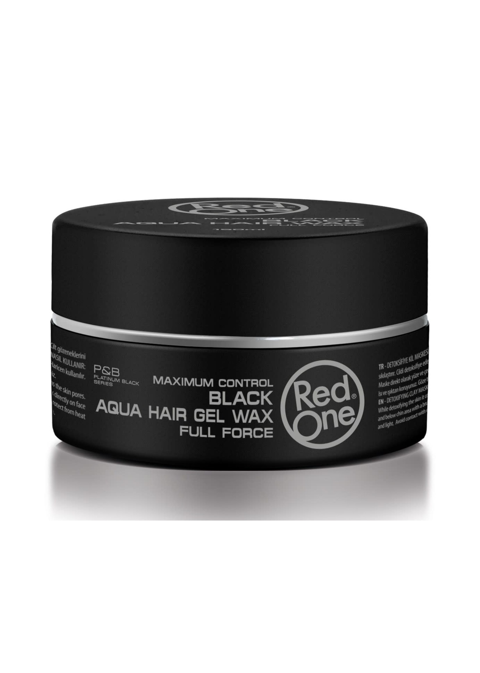 Red One Red One Max Control Aqua Gel Wax - Black 150ml