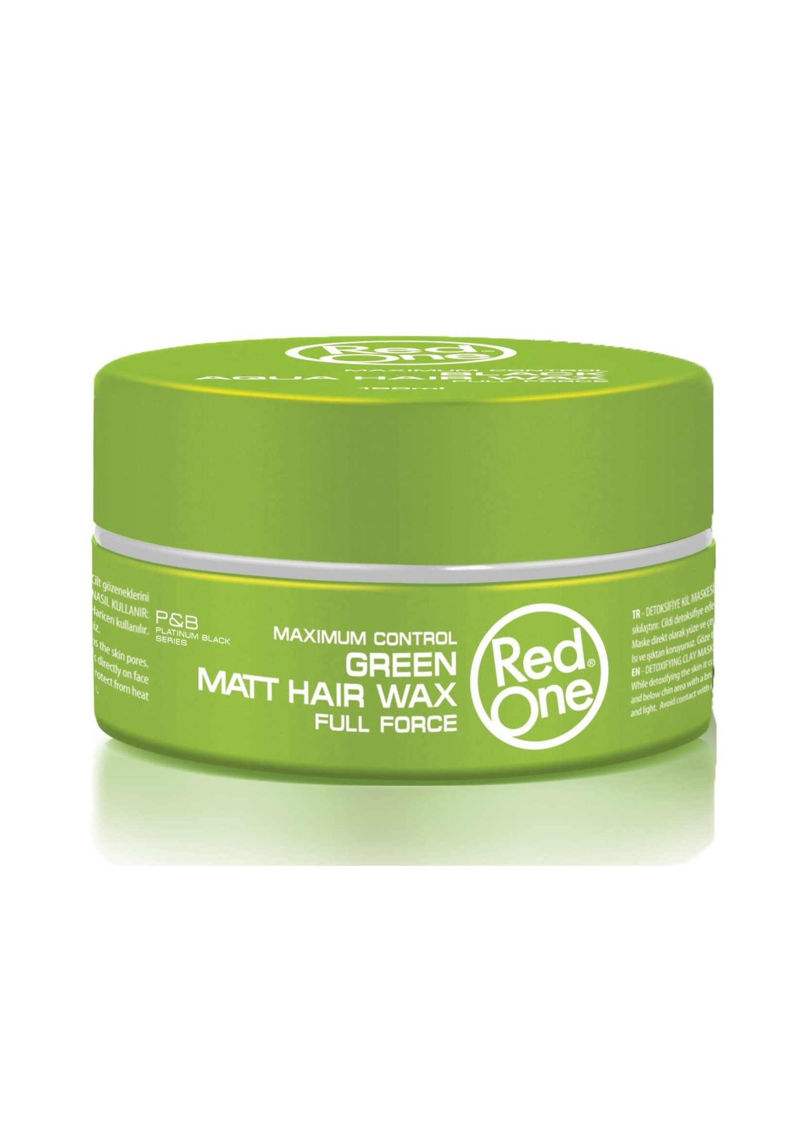 Red One Red One Max Control Matt Hair Wax - Green 150ml