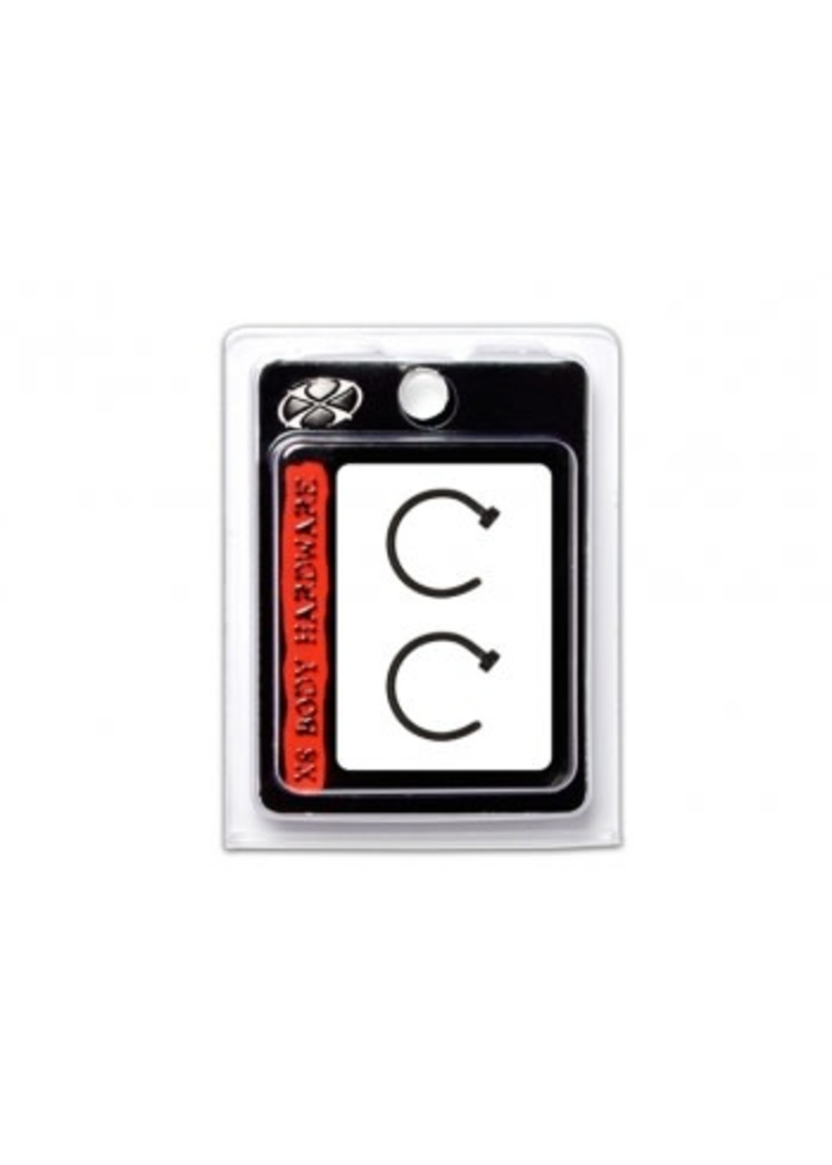 Studex Studex X8 Body Hoops S/S Black 8mm