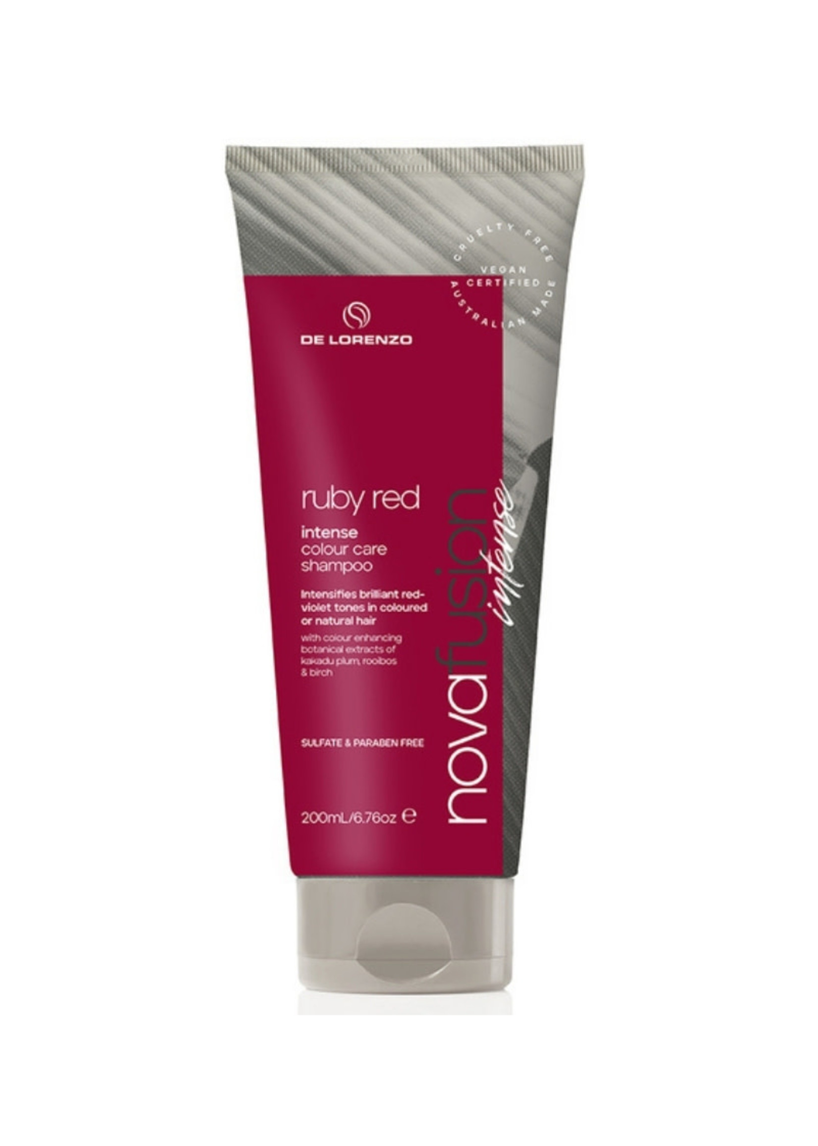 De Lorenzo De Lorenzo Novafusion Intense Ruby Red Shampoo 200mL