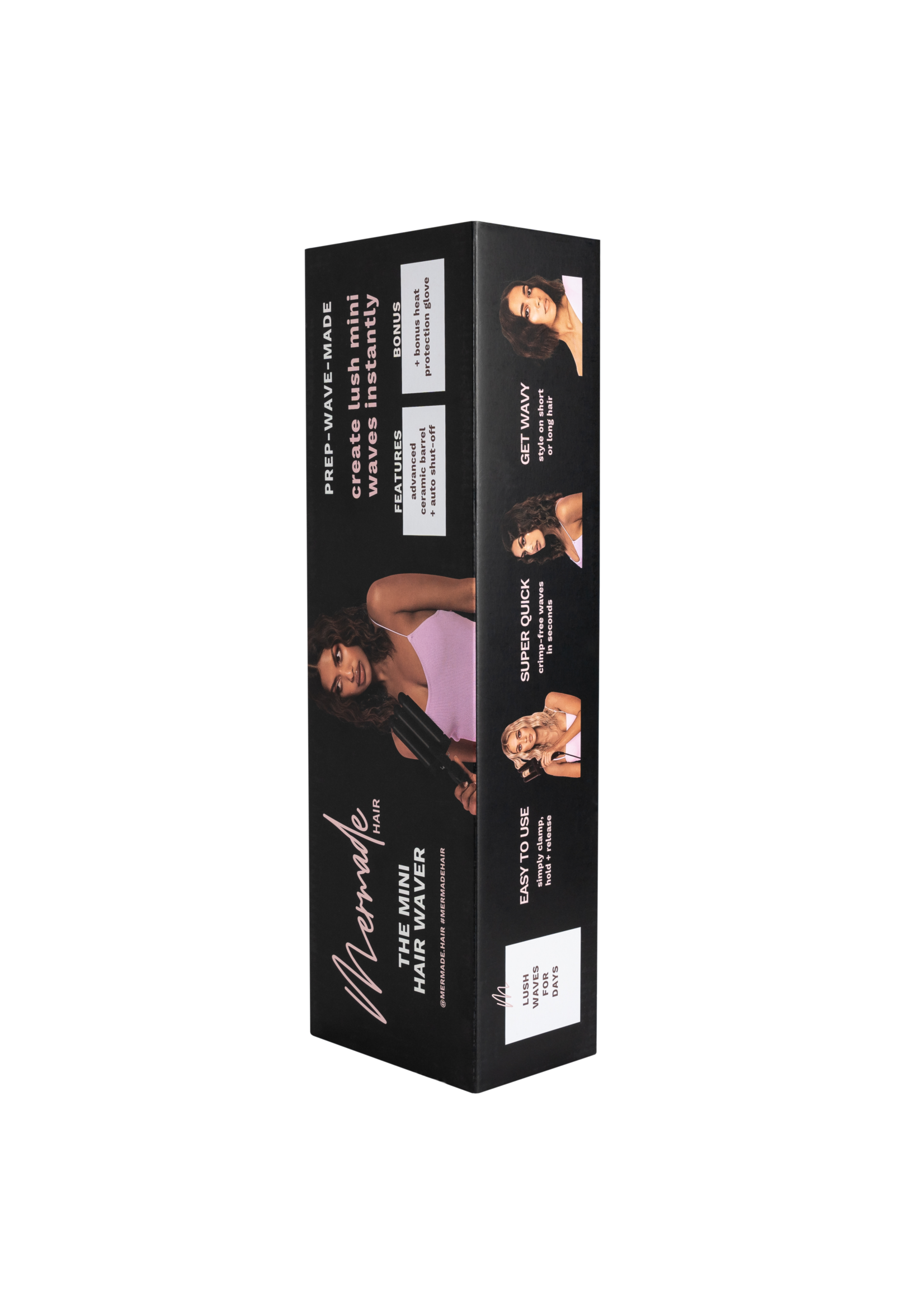 Mermade Hair Mermade Pro Mini Waver Black 25mm