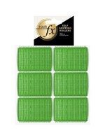 Hair FX Hair FX Self-Gripping Velcro Rollers 48mm Green 6pk