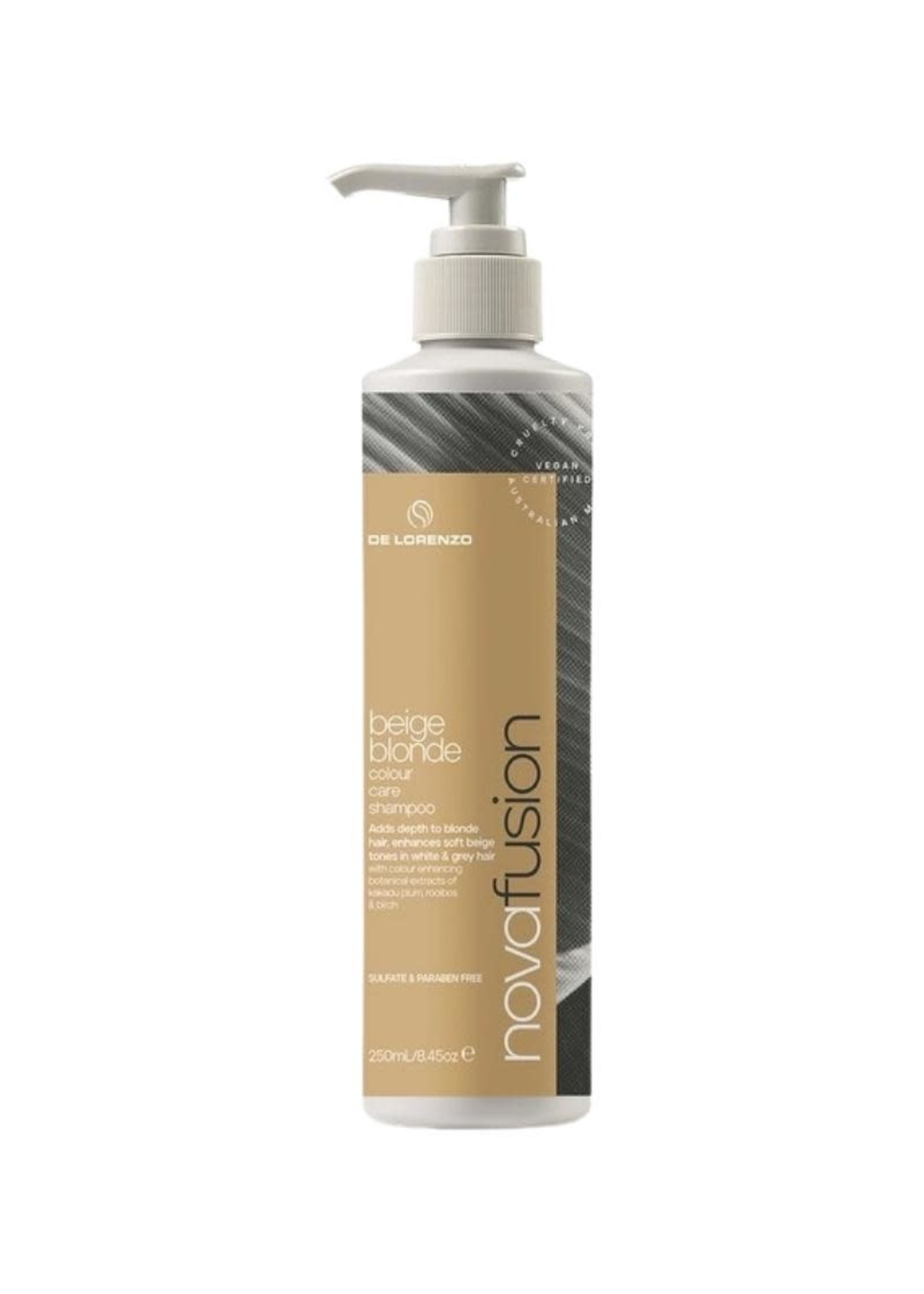 De Lorenzo De Lorenzo Novafusion Beige Blonde Shampoo 250ml