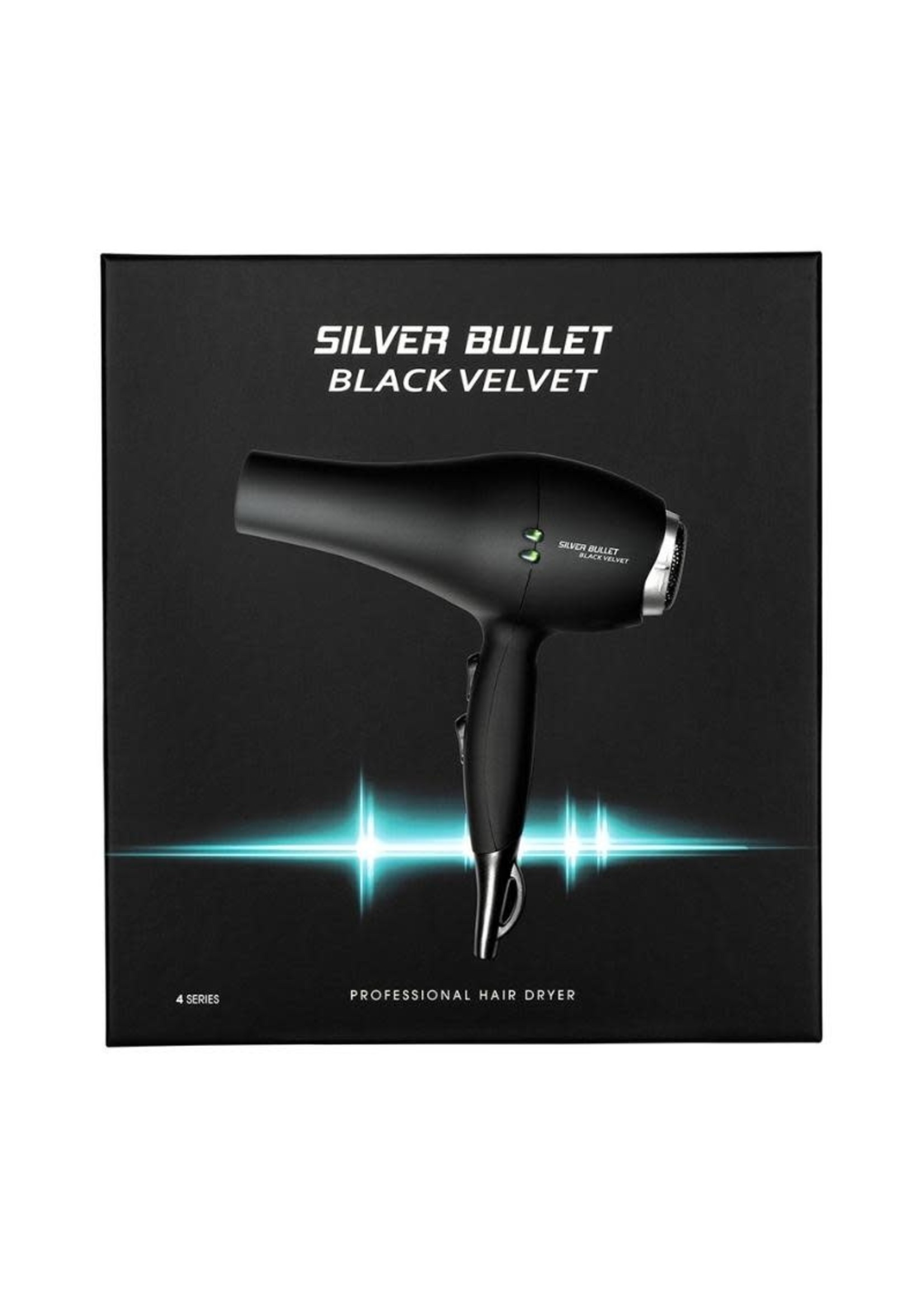 Silver Bullet Silver Bullet Black Velvet Hair Dryer 2000W - Black