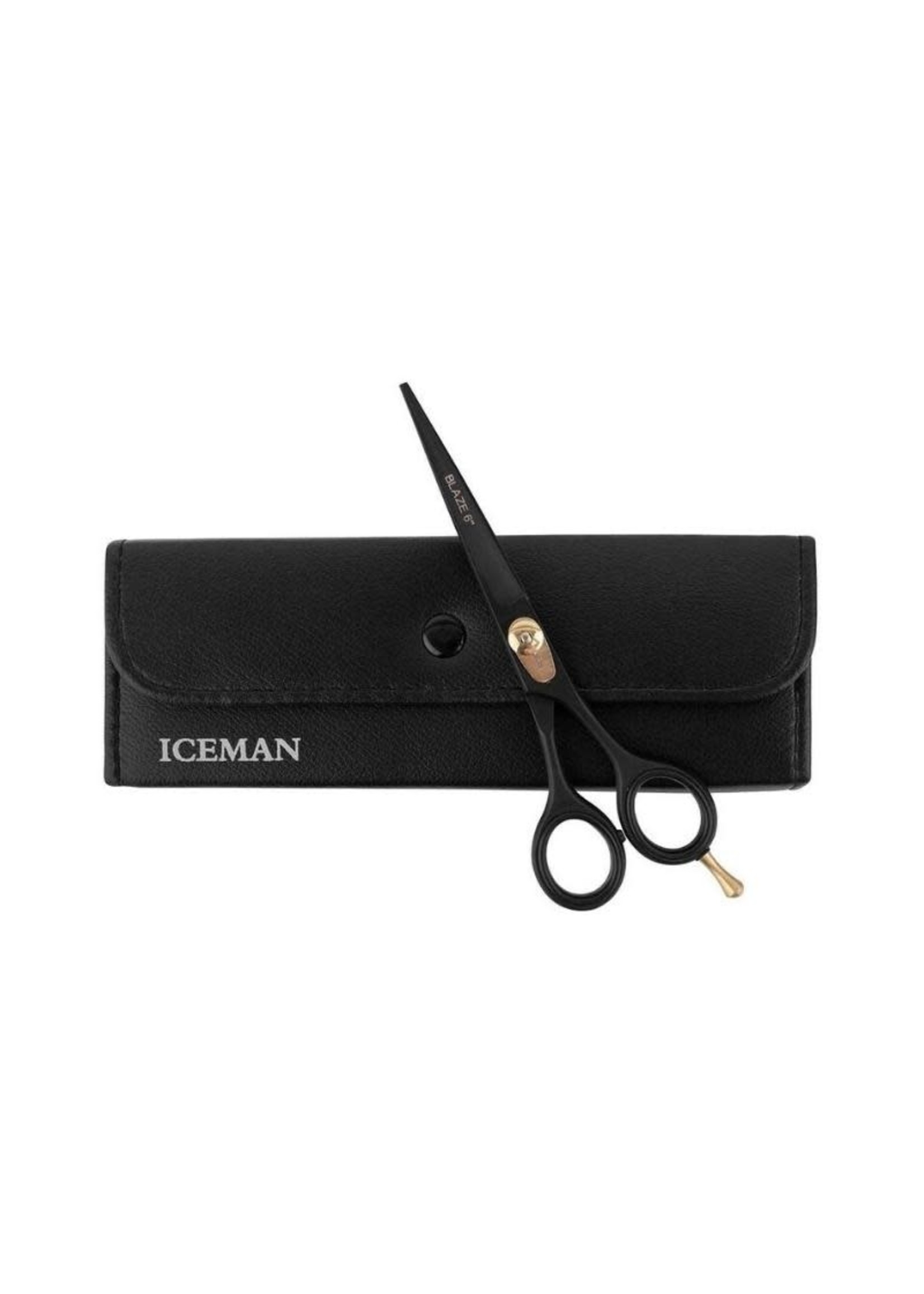 Iceman Iceman Blaze 6" Black Straight Scissor