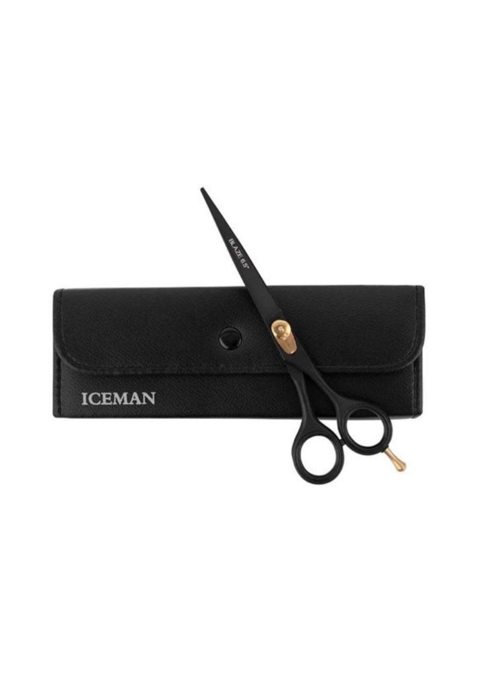 Iceman Iceman Blaze 6.5" Black Straight Scissor
