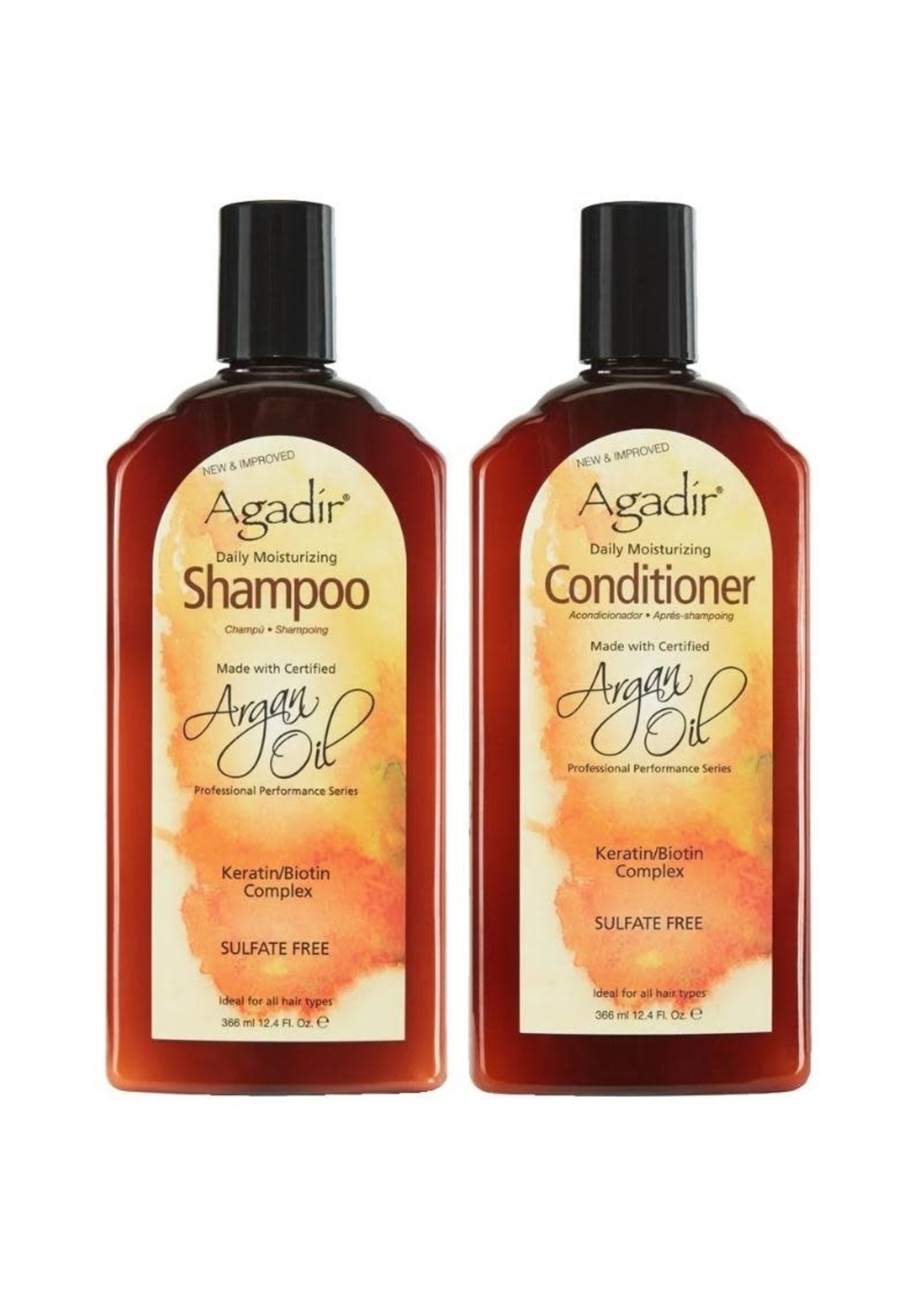 Agadir Agadir Daily Moisturising Duo Pack - Shampoo and Conditioner 366ml