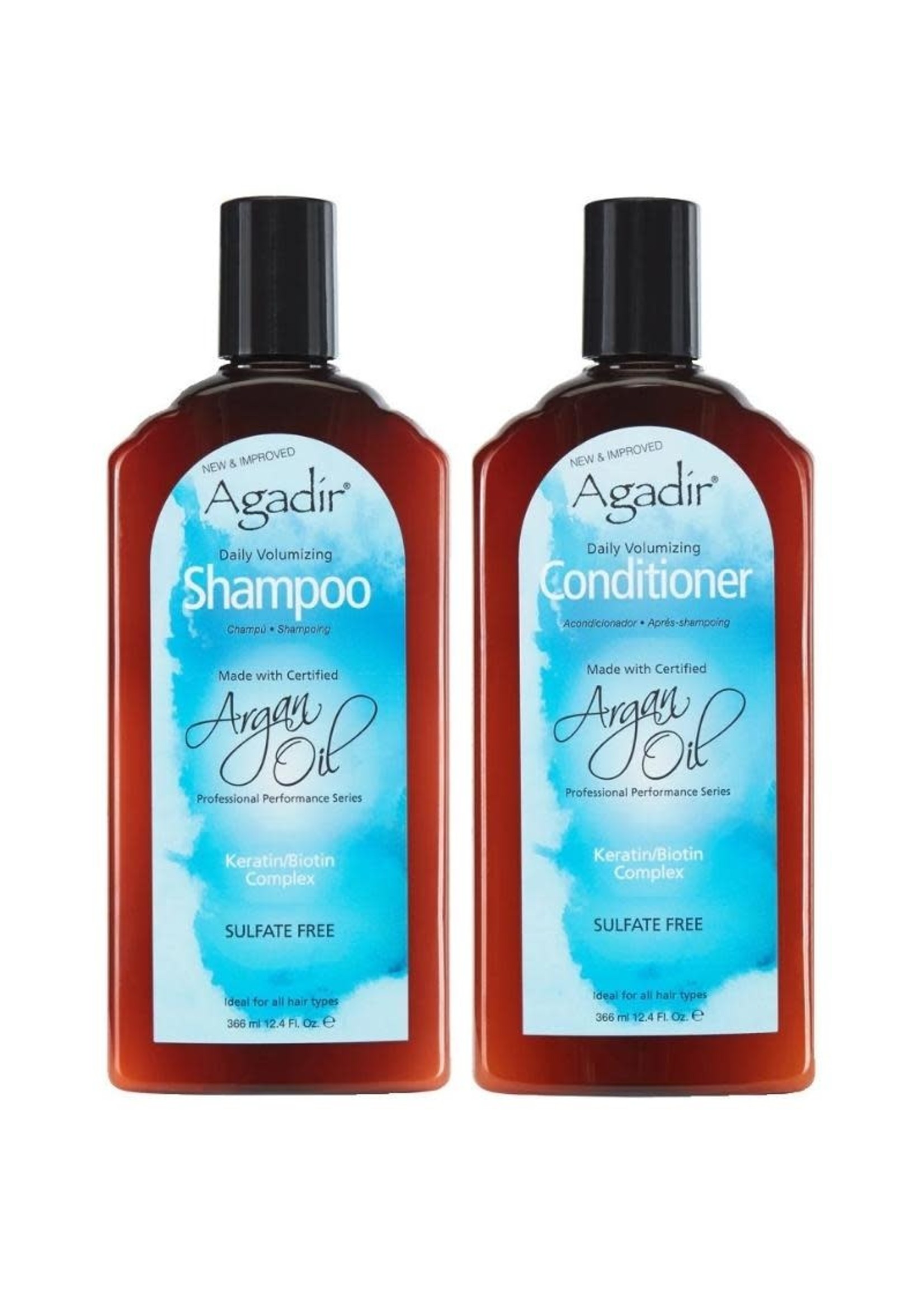 Agadir Agadir Daily Volumizing Duo Pack - Shampoo and Conditioner 366ml