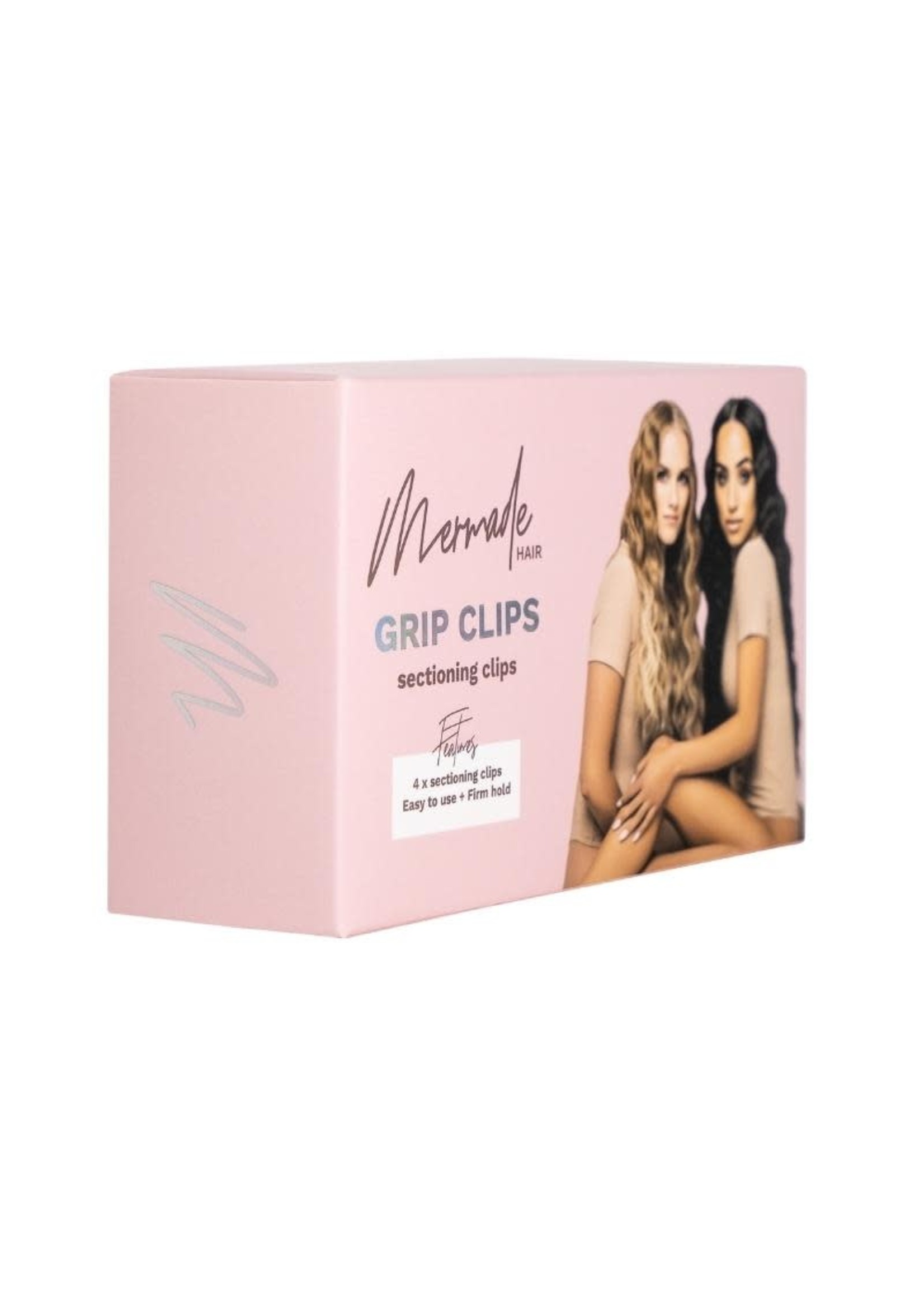 Mermade Hair Mermade Grip Clips Pink 4 Pack