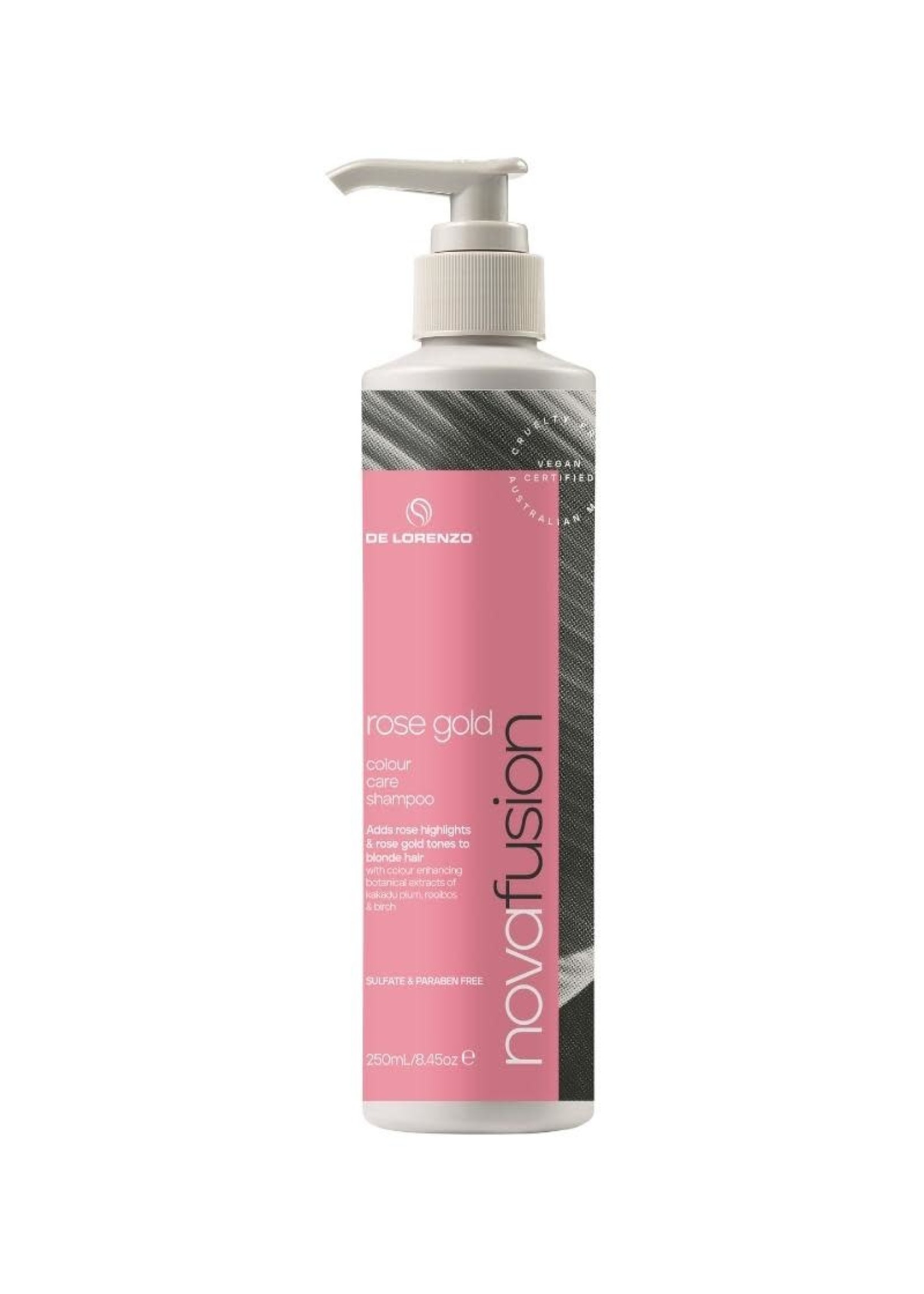 De Lorenzo De Lorenzo Novafusion Rose Gold Shampoo 250ml