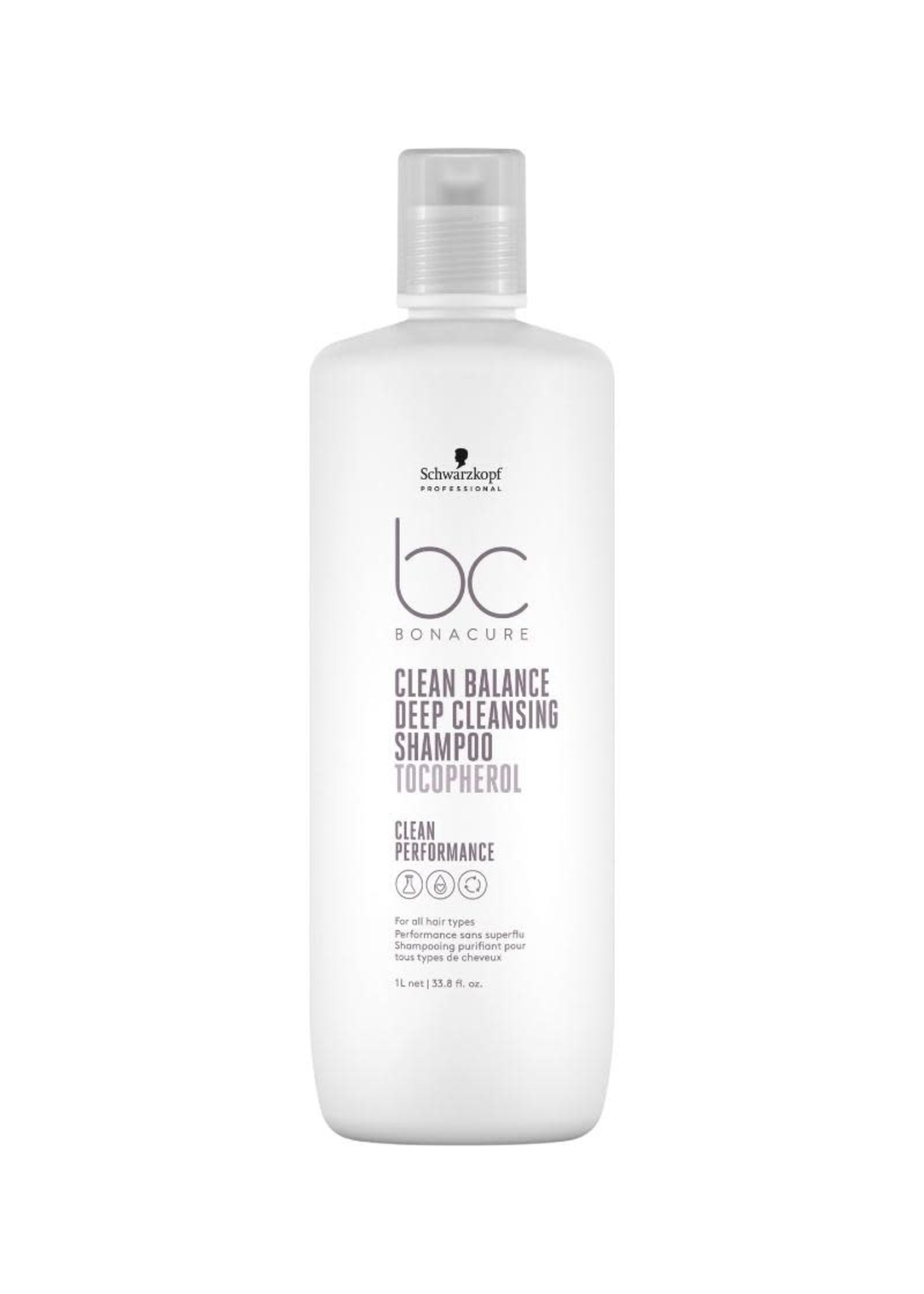 Schwarzkopf Professional Schwarzkopf BC Bonacure Clean Performance Clean Balance Deep Cleansing Shampoo 1L